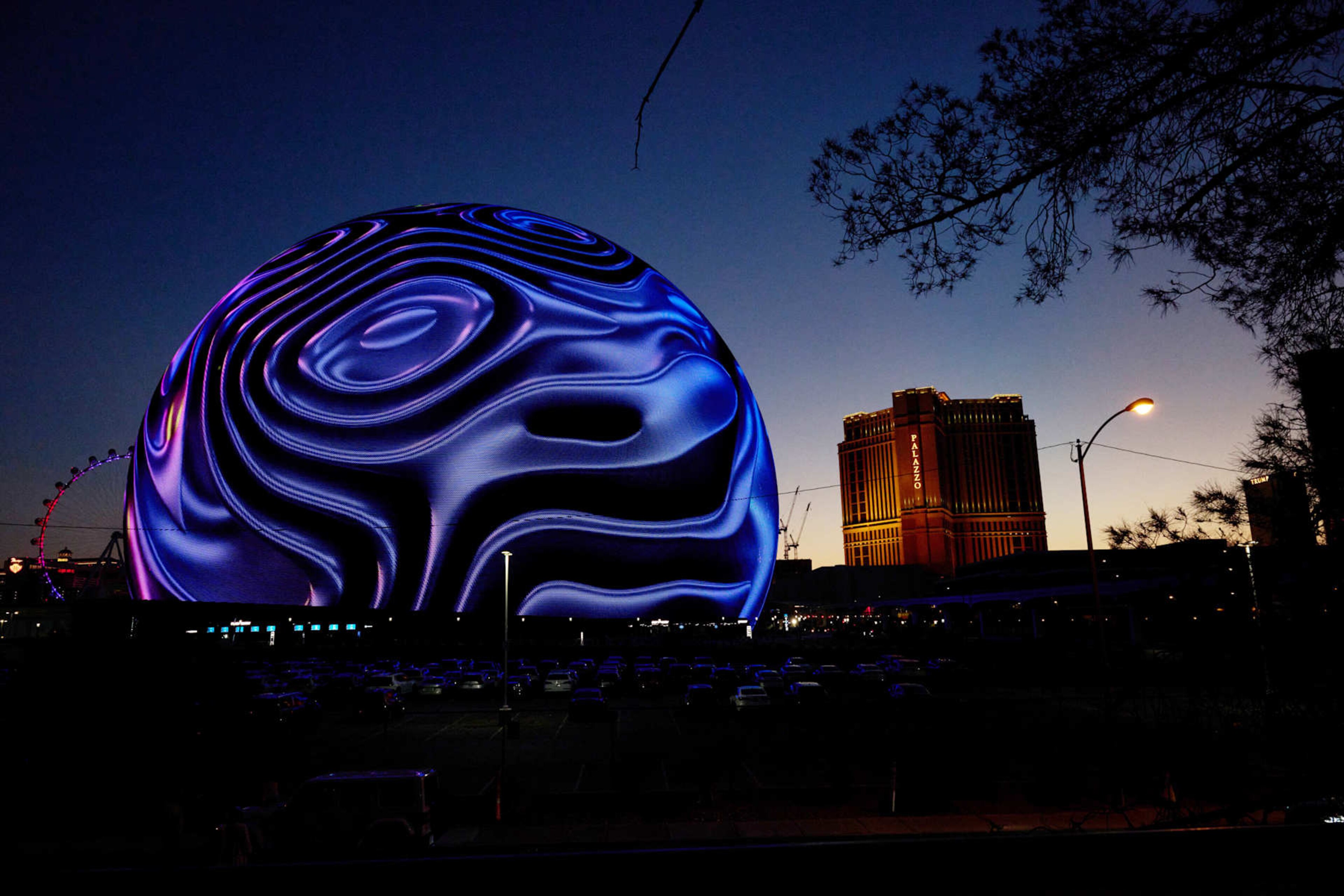 The Sphere in Las Vegas, Nevada, US, on Wednesday, July 31, 2024. Sphere Entertainment Inc. released earnings figures on August 14. Photographer: Bridget Bennett/Bloomberg via Getty Images