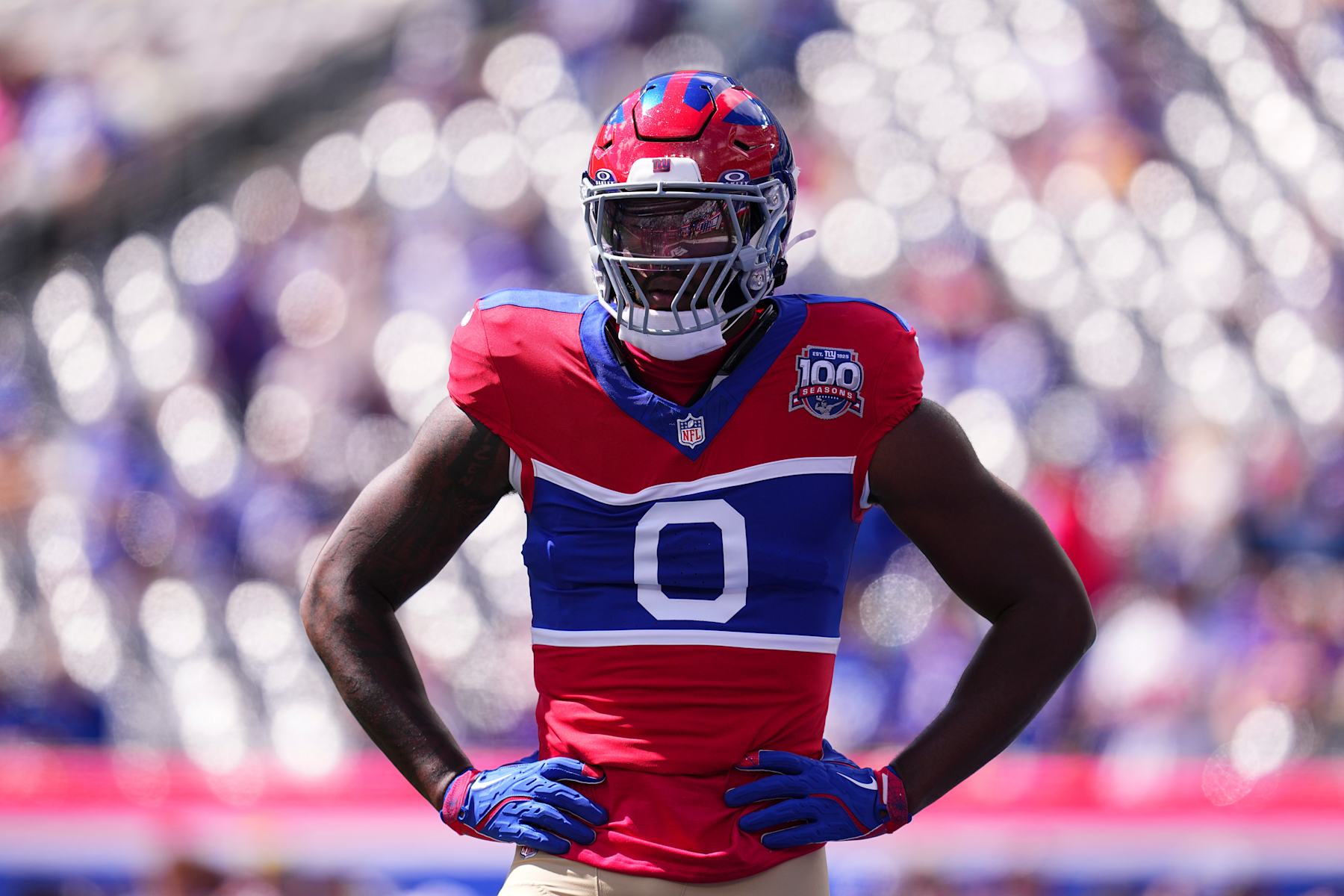 Giants edge Brian Burns