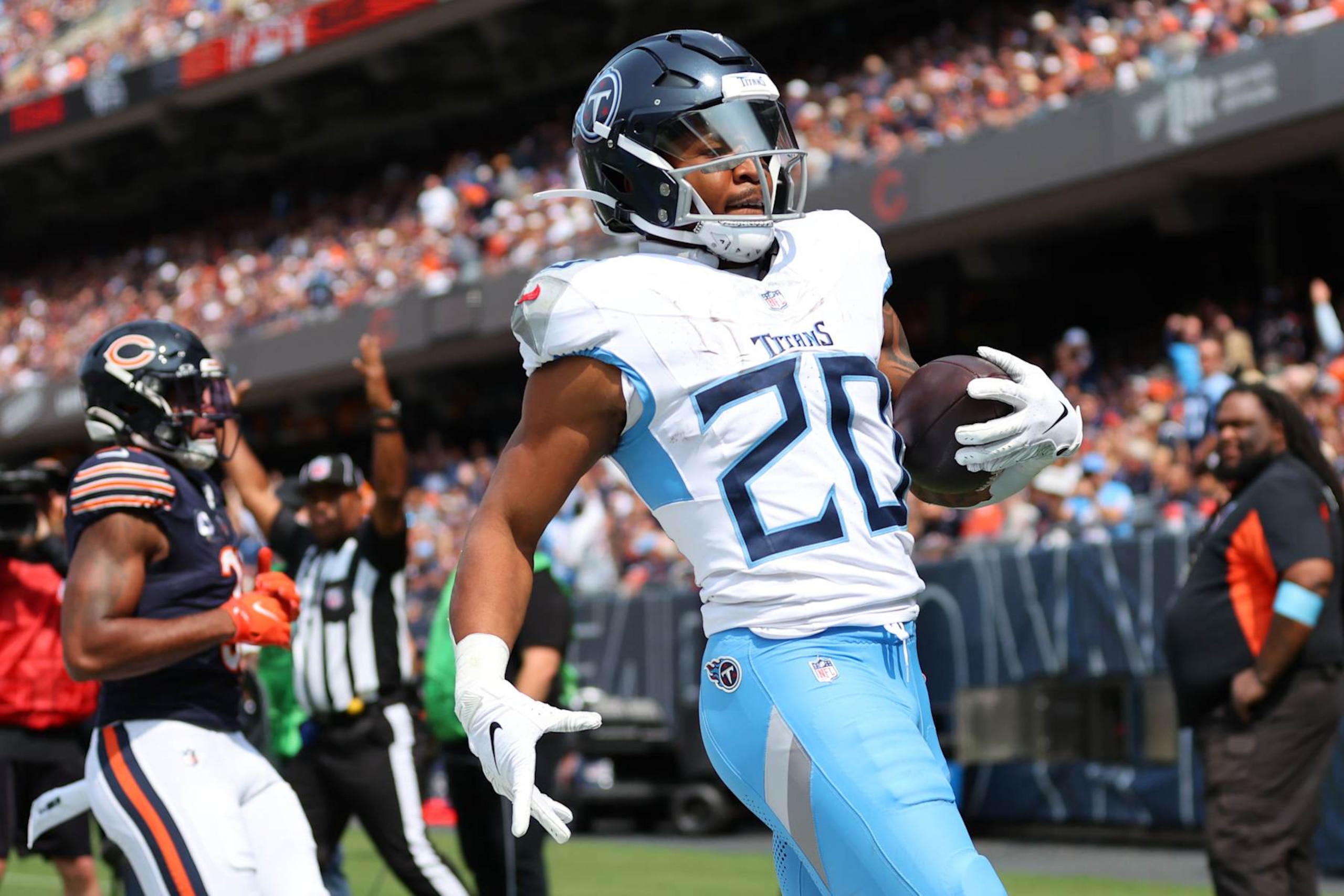 Titans RB Tony Pollard