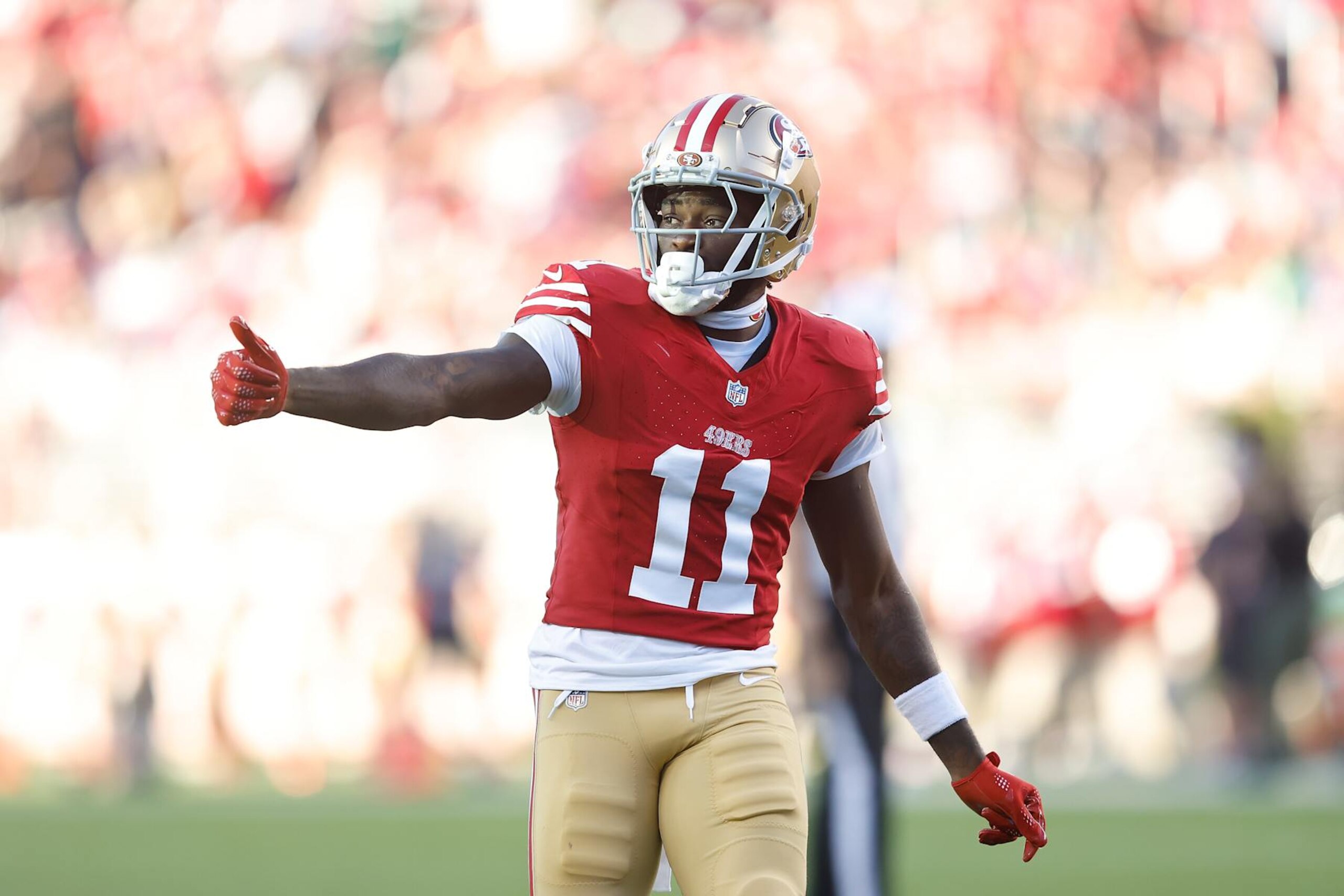 49ers WR Brandon Aiyuk 49ers WR Brandon Aiyuk