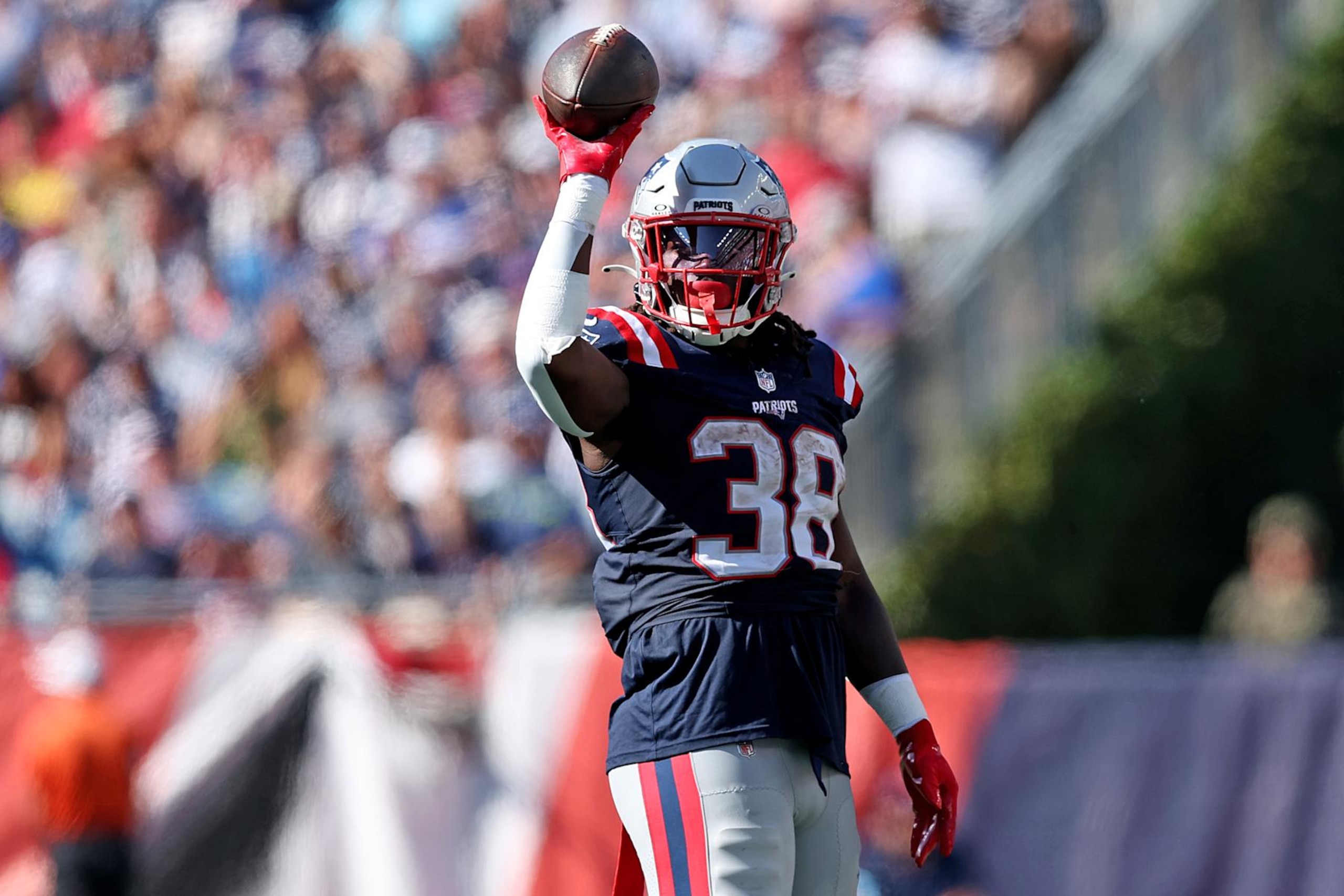 Patriots RB Rhamondre Stevenson Patriots RB Rhamondre Stevenson