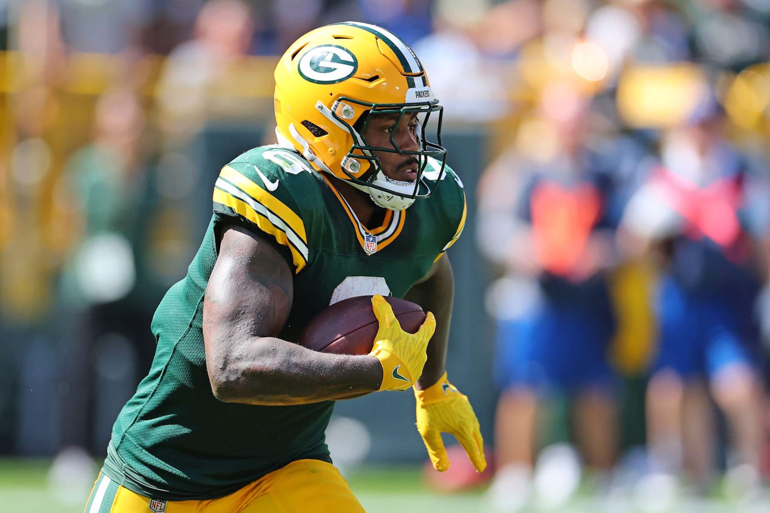 Packers RB Josh Jacobs Packers RB Josh Jacobs