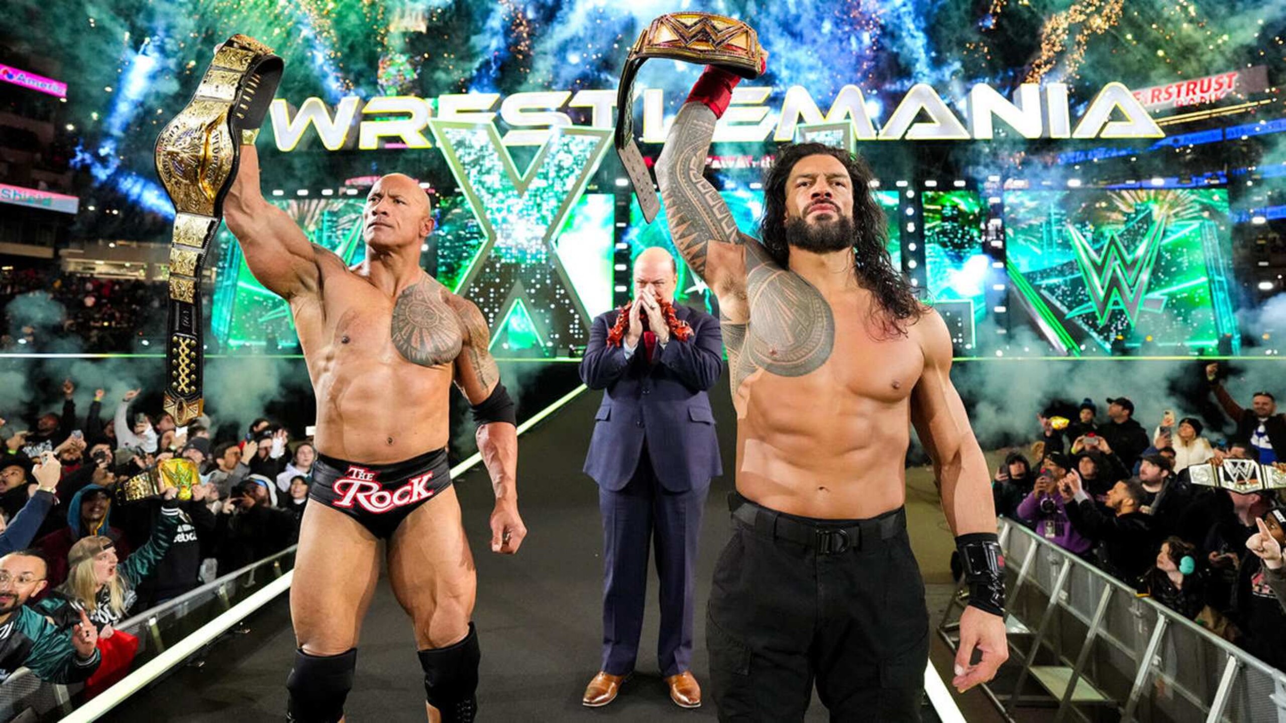 The Rock and Roman Reigns could be WrestleMania partners one year and opponents the next.