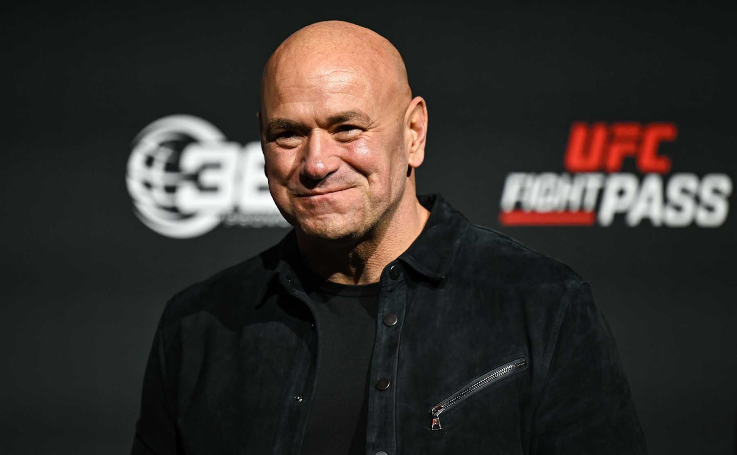 Dublin , Ireland - 19 September 2024; UFC president Dana White at the weigh-ins at the 3Arena in Dublin, ahead of the Walsh vs Runowski bout tomorrow night. (Photo By David Fitzgerald/Sportsfile via Getty Images) Dublin , Ireland - 19 September 2024; UFC president Dana White at the weigh-ins at the 3Arena in Dublin, ahead of the Walsh vs Runowski bout tomorrow night. (Photo By David Fitzgerald/Sportsfile via Getty Images)