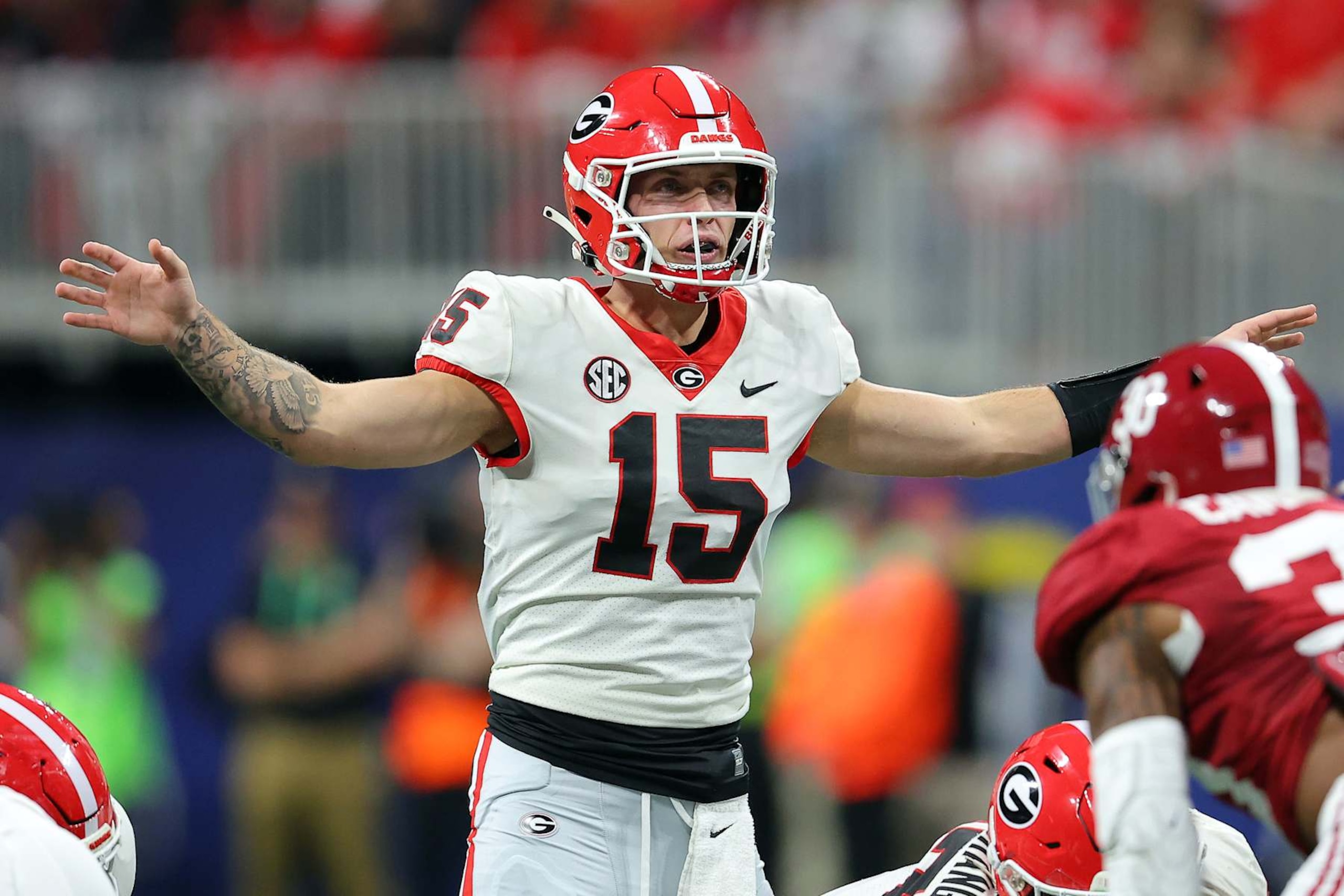Georgia quarterback Carson Beck