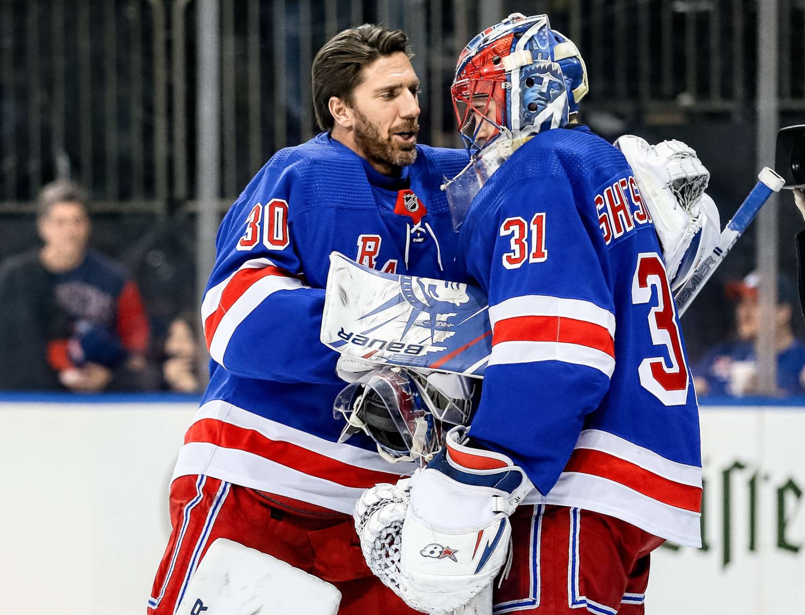 Henrik Lundqvist and Igor Shesterkin.