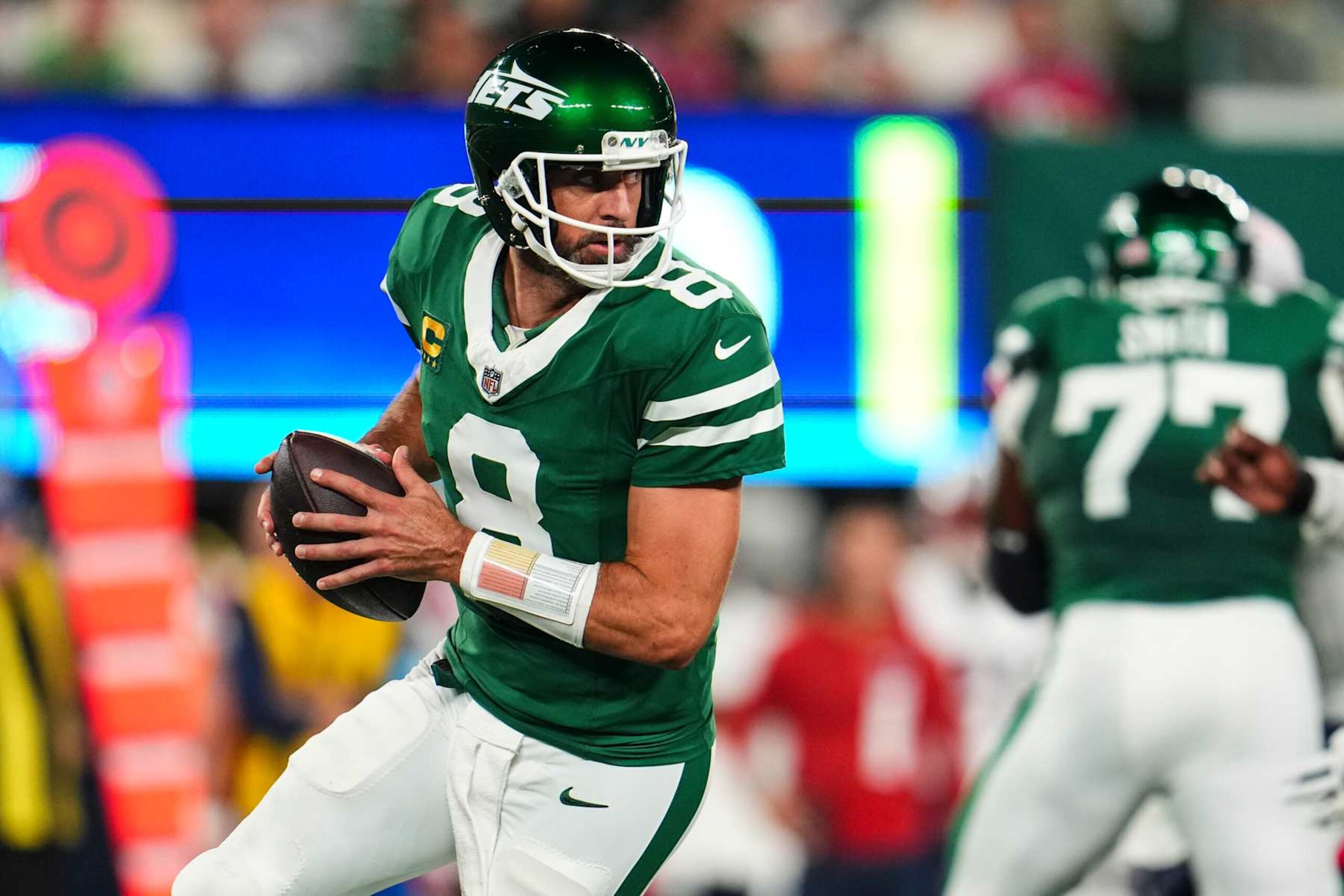 Jets QB Aaron Rodgers Jets QB Aaron Rodgers