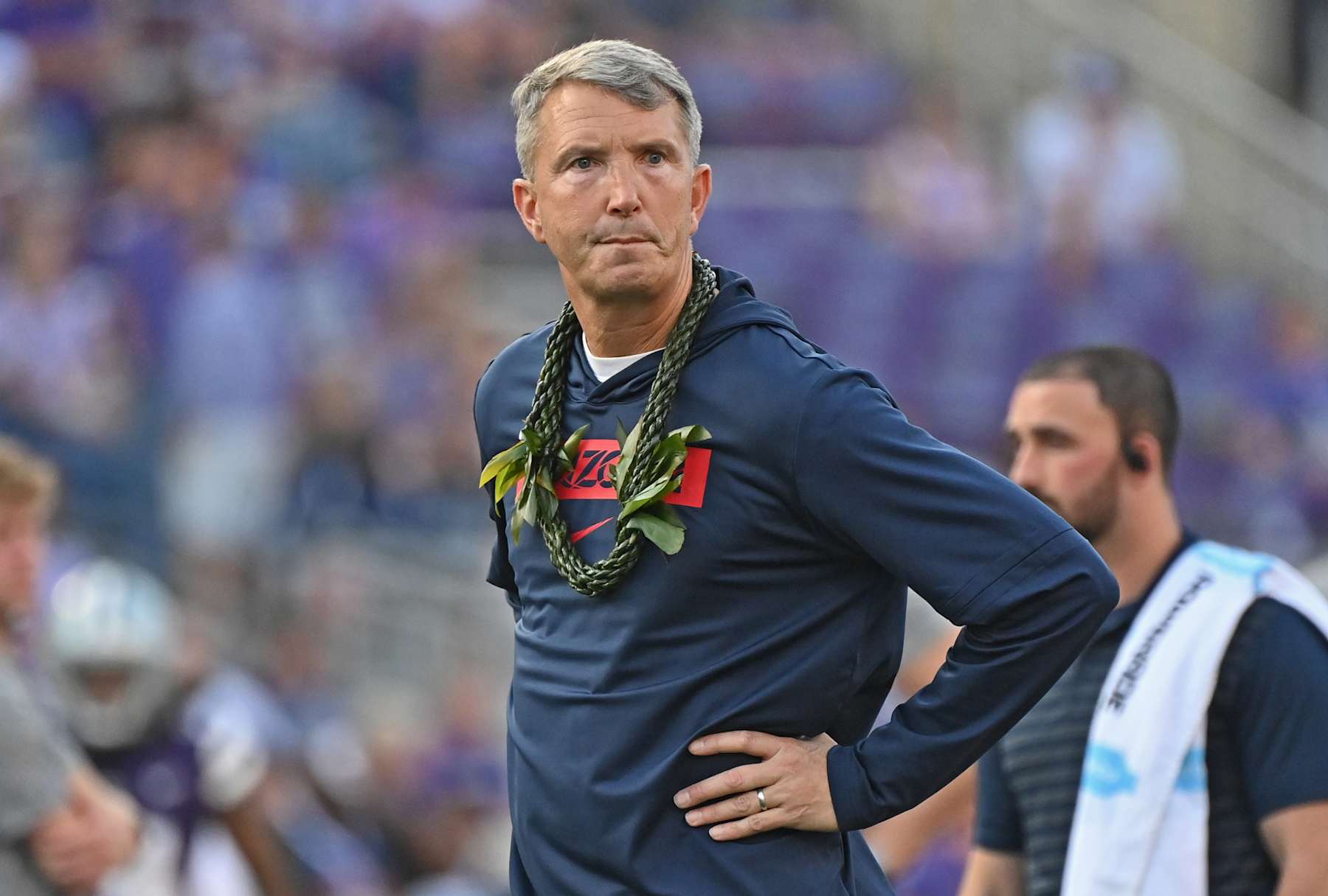 Arizona Wildcats head coach Brent Brennan 