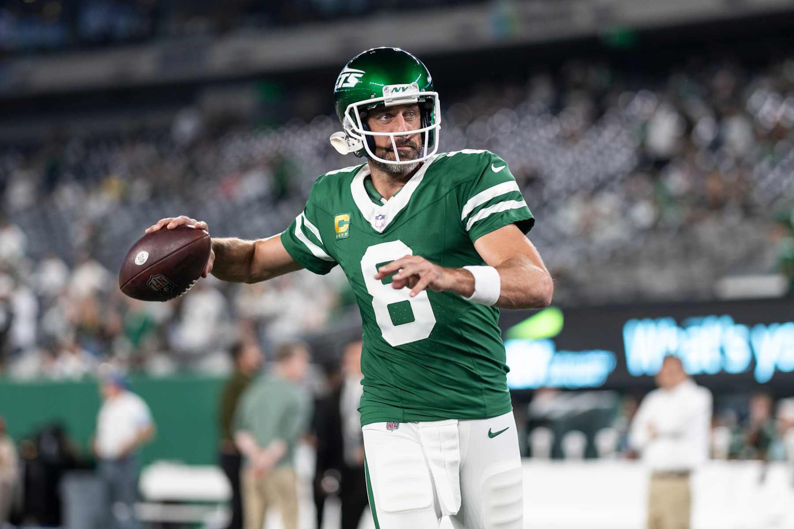 Jets QB Aaron Rodgers