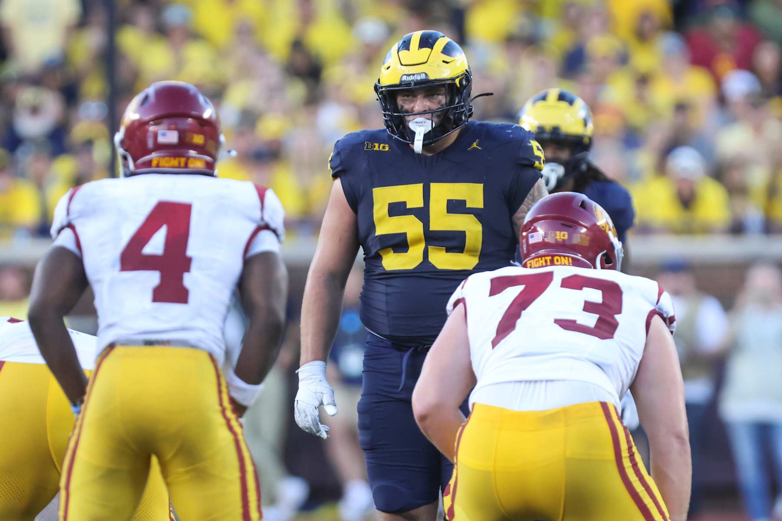 Michigan's Mason Graham has No. 1 overall potential, even as a defensive tackle. Michigan's Mason Graham has No. 1 overall potential, even as a defensive tackle.