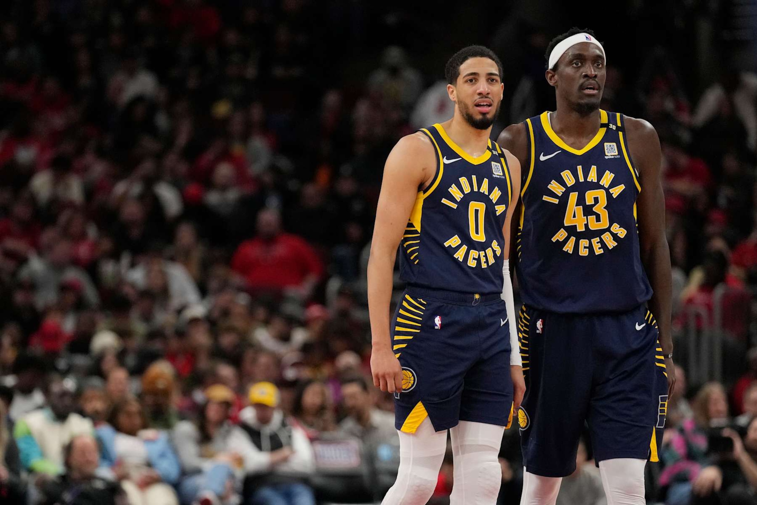 Tyrese Haliburton and Pascal Siakam Tyrese Haliburton and Pascal Siakam