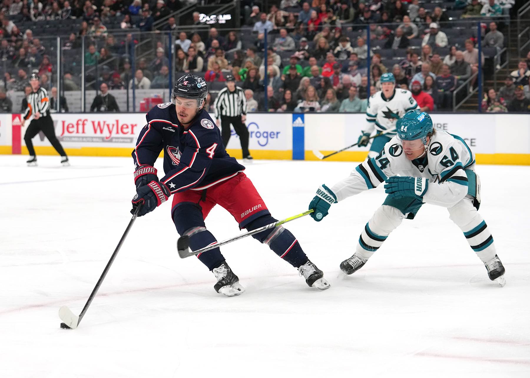 Cole Sillinger and Mikael Granlund