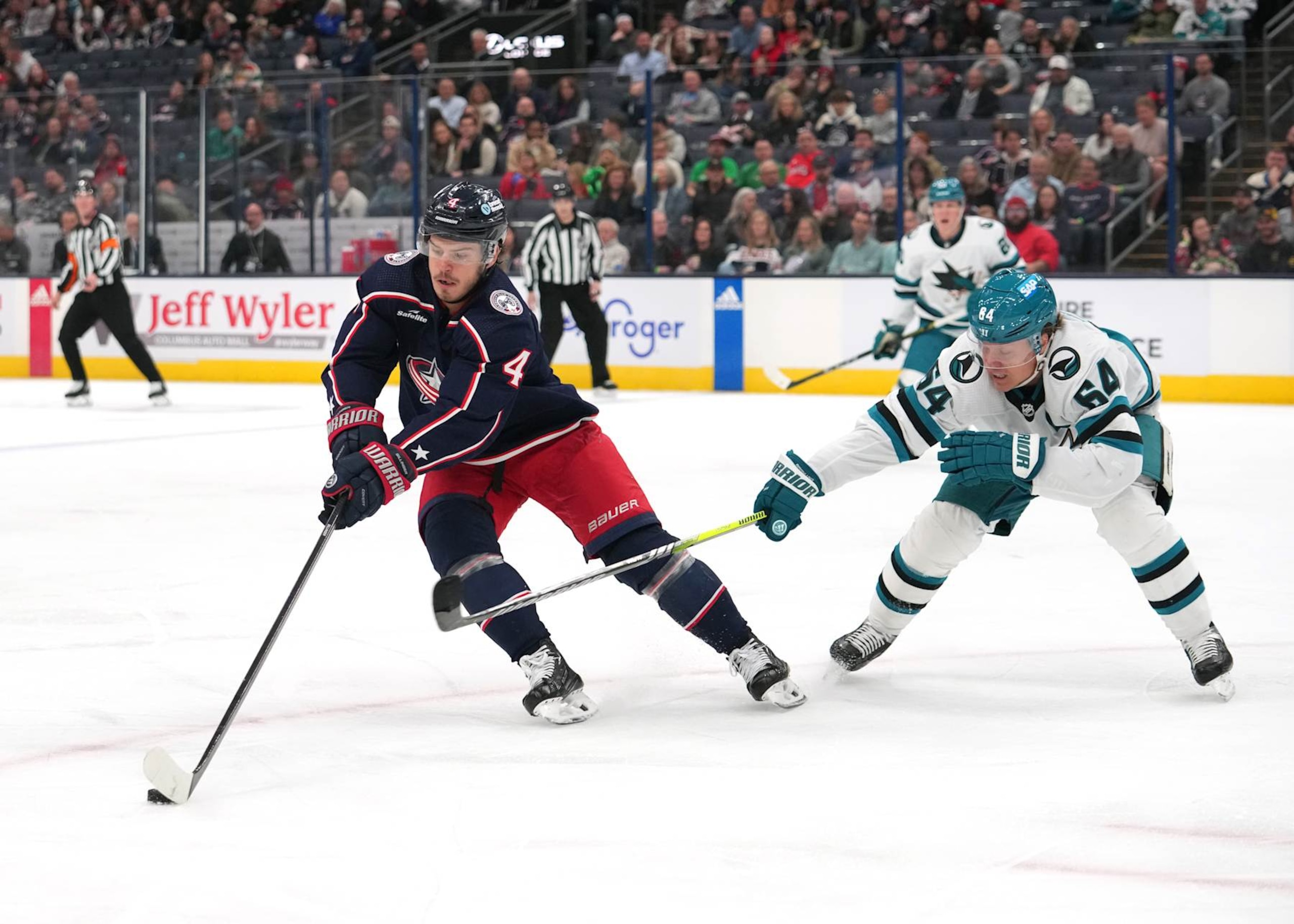 Cole Sillinger and Mikael Granlund Cole Sillinger and Mikael Granlund