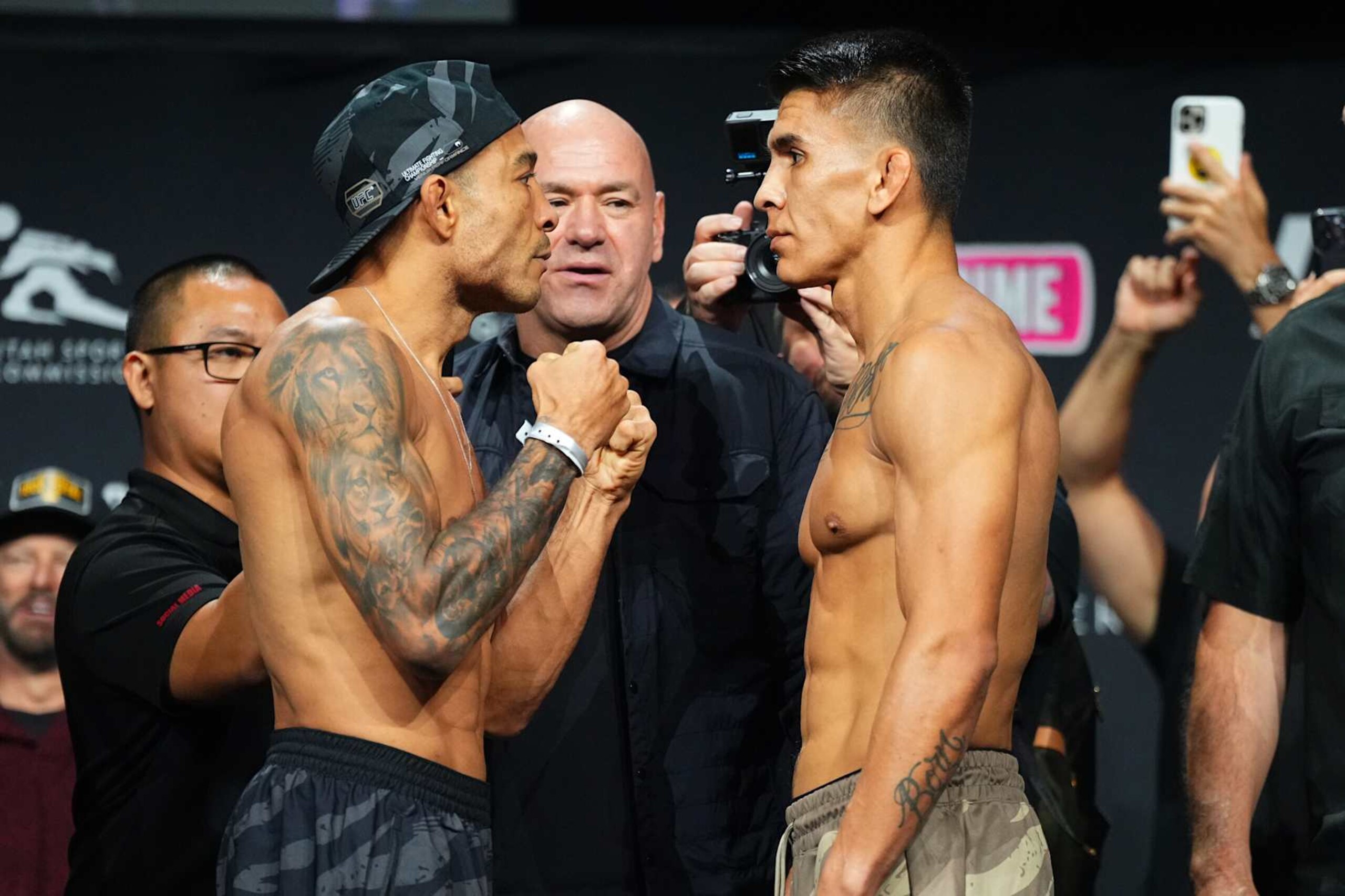 Jose Aldo and Mario Bautista Jose Aldo and Mario Bautista