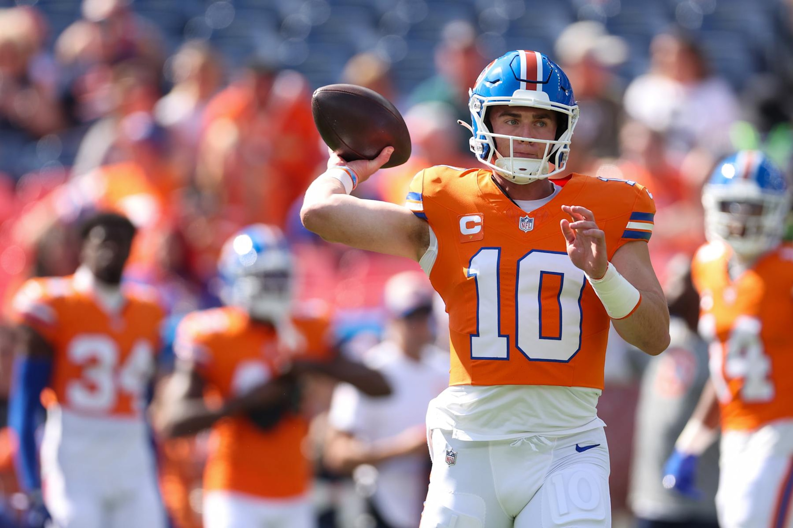 Broncos QB Bo Nix Broncos QB Bo Nix