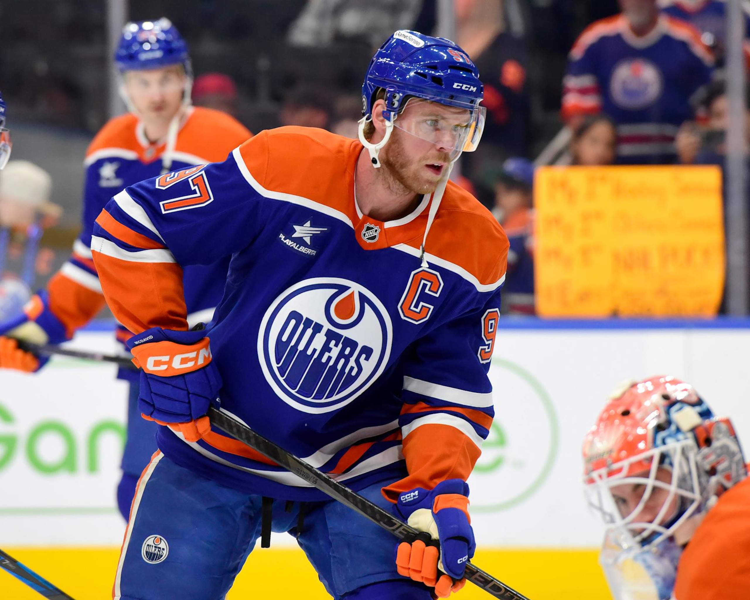 EDMONTON, CANADA SEPTEMBER 30: Connor McDavid #97 of the Edmonton Oilers warms up before the preseason game against the Vancouver Canucks at Rogers Place on September 30, 2024, in Edmonton, Alberta, Canada. (Photo by Leila Devlin/Getty Images) EDMONTON, CANADA SEPTEMBER 30: Connor McDavid #97 of the Edmonton Oilers warms up before the preseason game against the Vancouver Canucks at Rogers Place on September 30, 2024, in Edmonton, Alberta, Canada. (Photo by Leila Devlin/Getty Images)