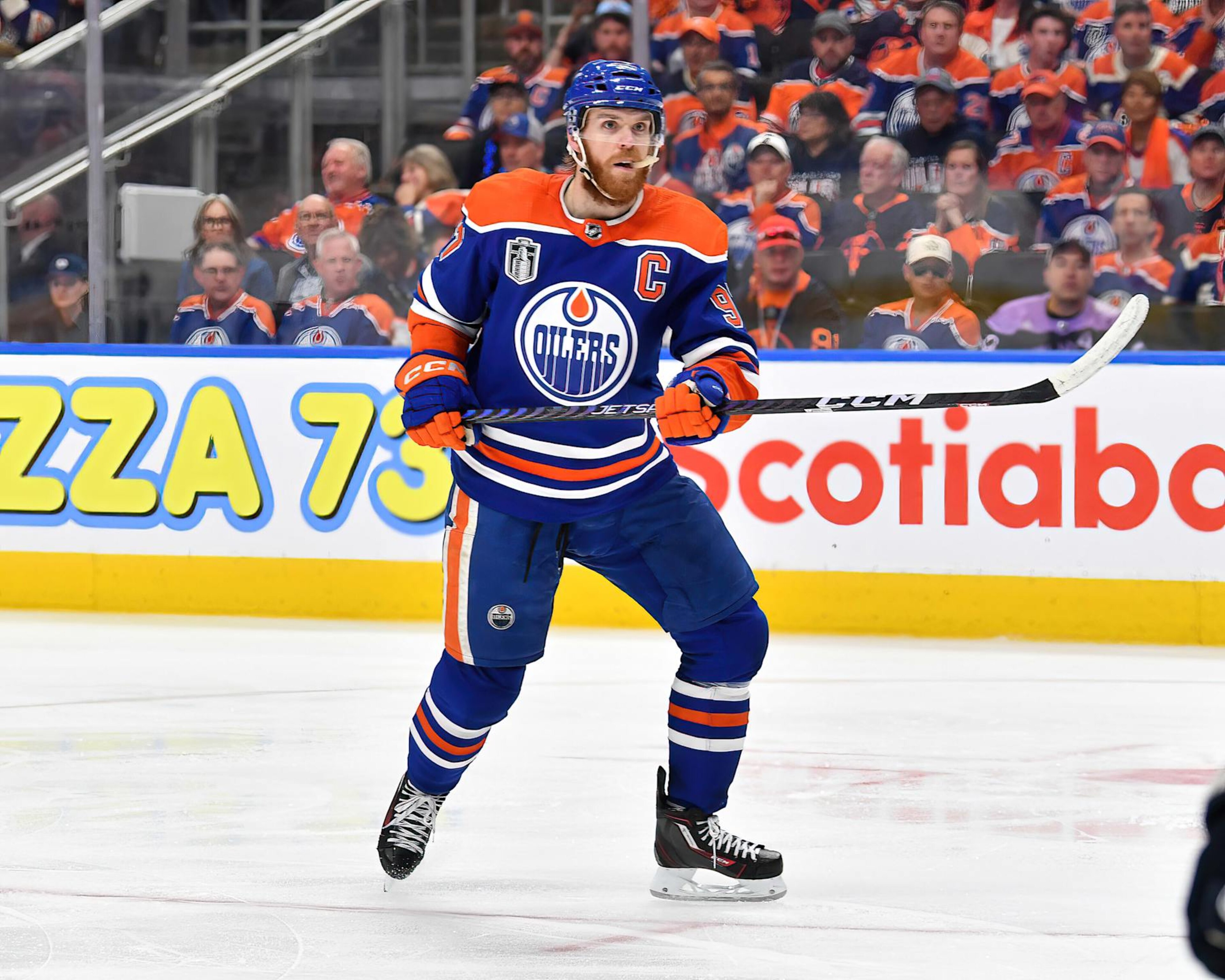 EDMONTON, CANADA - JUNE 21: Connor McDavid #97 of the Edmonton Oilers in action during Game Six of the 2024 Stanley Cup Final against the Florida Panthers at Rogers Place on June 21, 2024, in Edmonton, Alberta, Canada. (Photo by Andy Devlin/NHLI via Getty Images) EDMONTON, CANADA - JUNE 21: Connor McDavid #97 of the Edmonton Oilers in action during Game Six of the 2024 Stanley Cup Final against the Florida Panthers at Rogers Place on June 21, 2024, in Edmonton, Alberta, Canada. (Photo by Andy Devlin/NHLI via Getty Images)