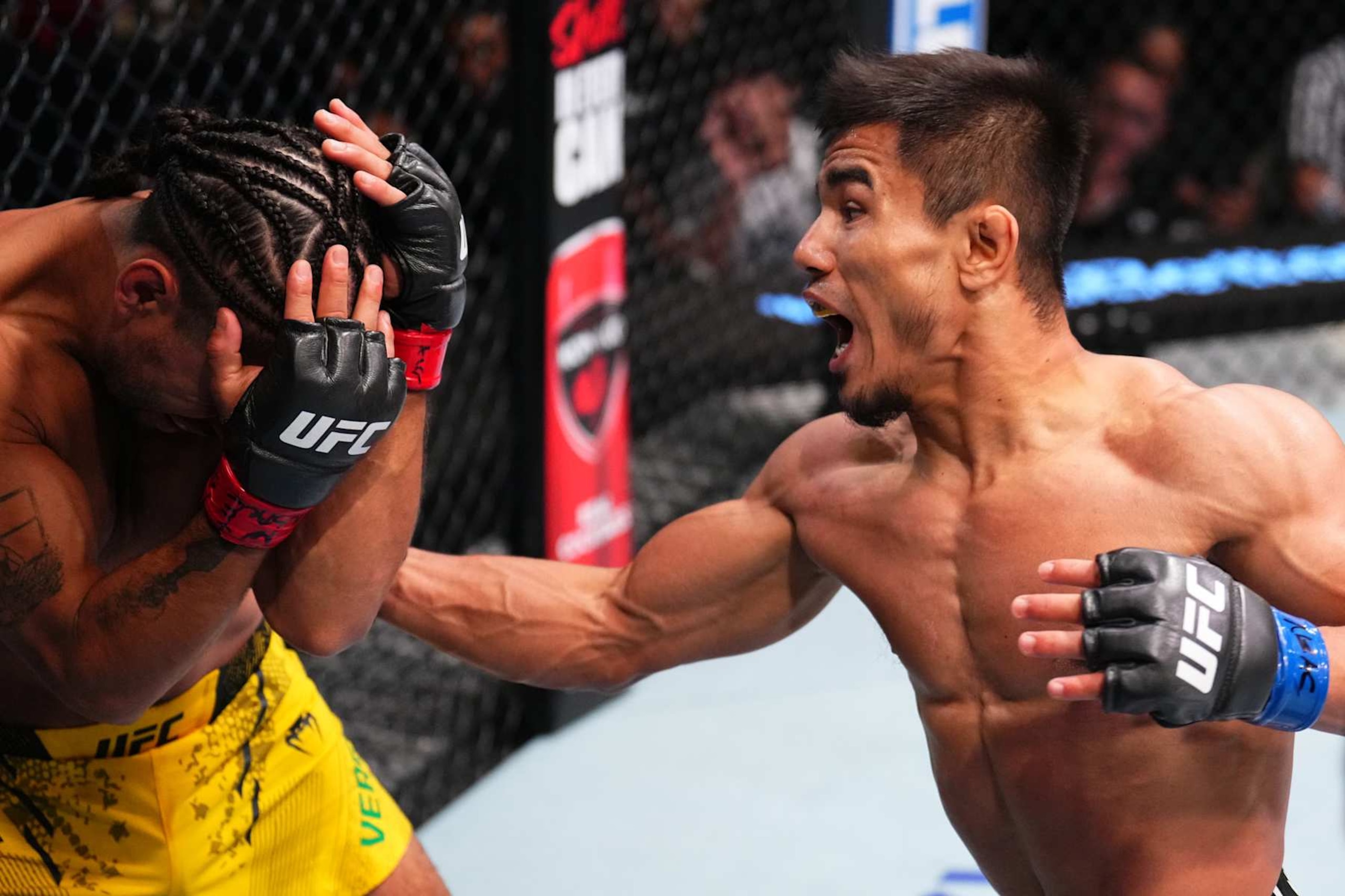 Ramazan Temirov punches CJ Vergara