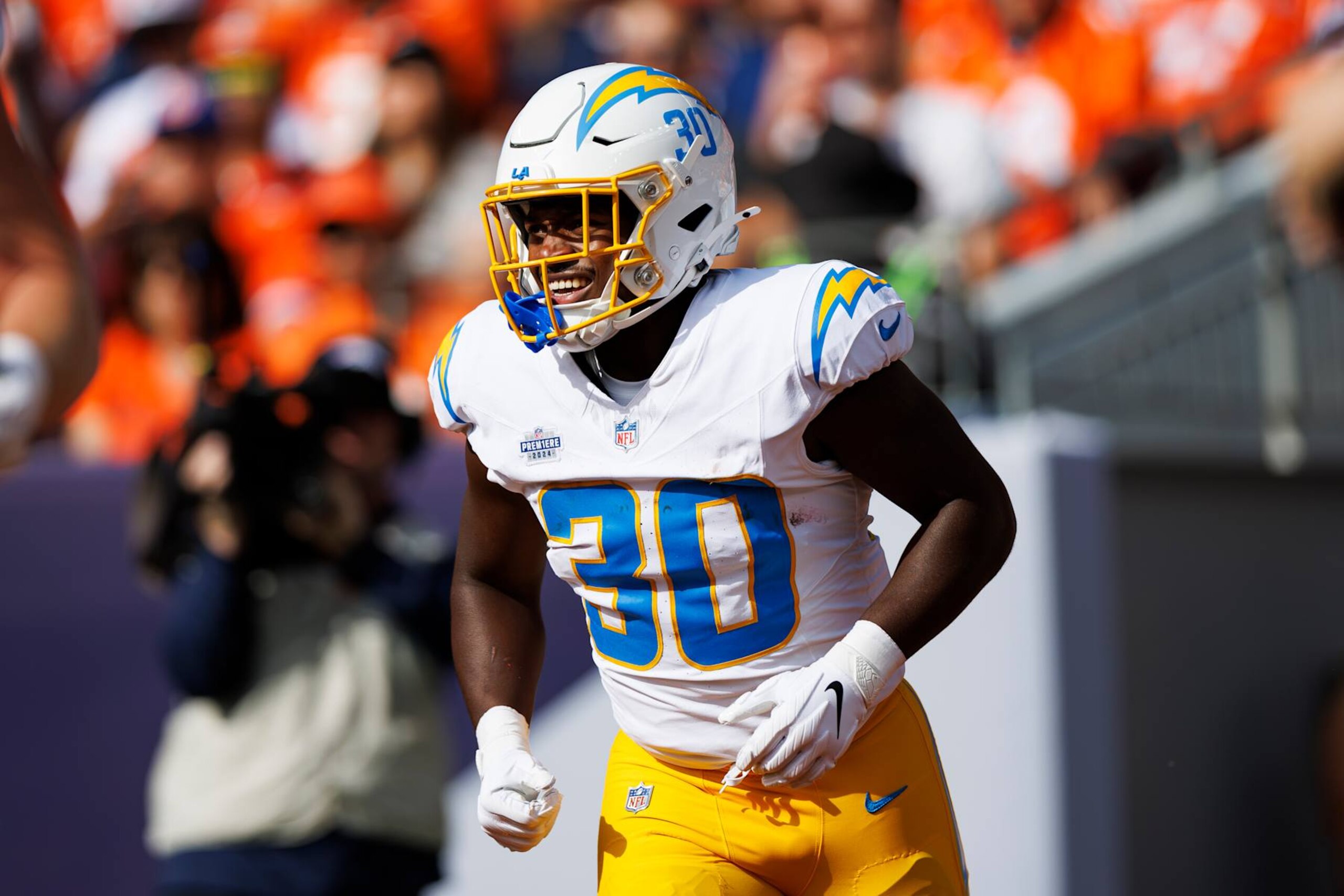 Chargers RB Kimani Vidal Chargers RB Kimani Vidal