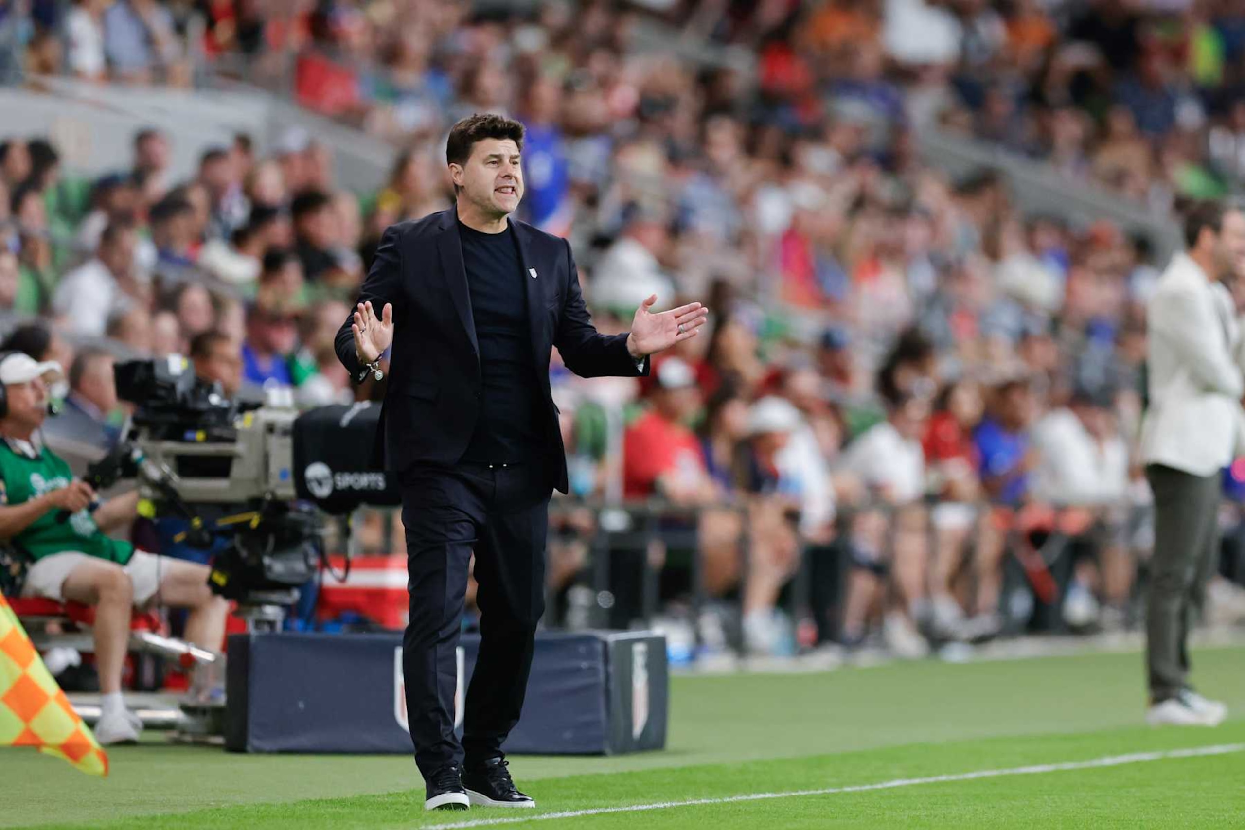 AUSTIN, TEXAS - OCTOBER 12: United States head coach Mauricio Pochettino during a game against Panama at Q2 Stadium on October 12, 2024 in Austin, Texas. (Photo by Logan Riely/USSF/Getty Images for USSF) AUSTIN, TEXAS - OCTOBER 12: United States head coach Mauricio Pochettino during a game against Panama at Q2 Stadium on October 12, 2024 in Austin, Texas. (Photo by Logan Riely/USSF/Getty Images for USSF)