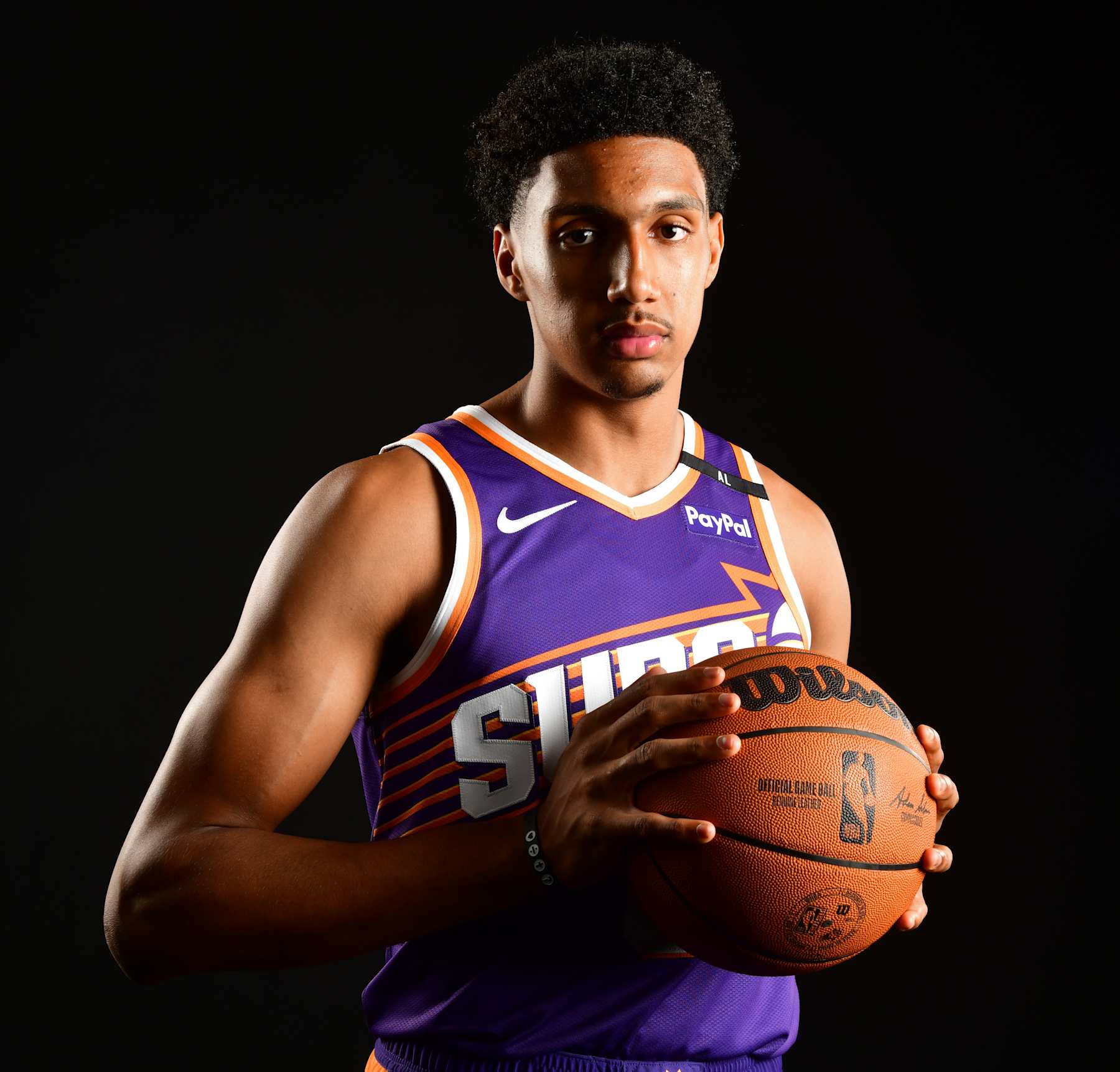 PHOENIX, AZ - SEPTEMBER 30: Ryan Dunn #0 of the Phoenix Suns poses for a portrait during NBA Media Day on September 30, 2024 at the Footprint Center in Phoenix, Arizona. NOTE TO USER: User expressly acknowledges and agrees that, by downloading and or using this photograph, user is consenting to the terms and conditions of the Getty Images License Agreement.  Mandatory Copyright Notice: Copyright 2024 NBAE (Photo by Barry Gossage/NBAE via Getty Images)