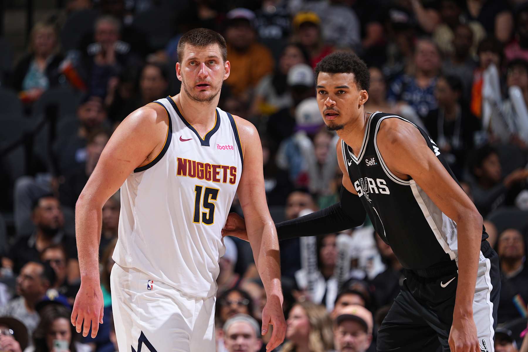 Nikola JokiÄ and Victor Wembanyama
