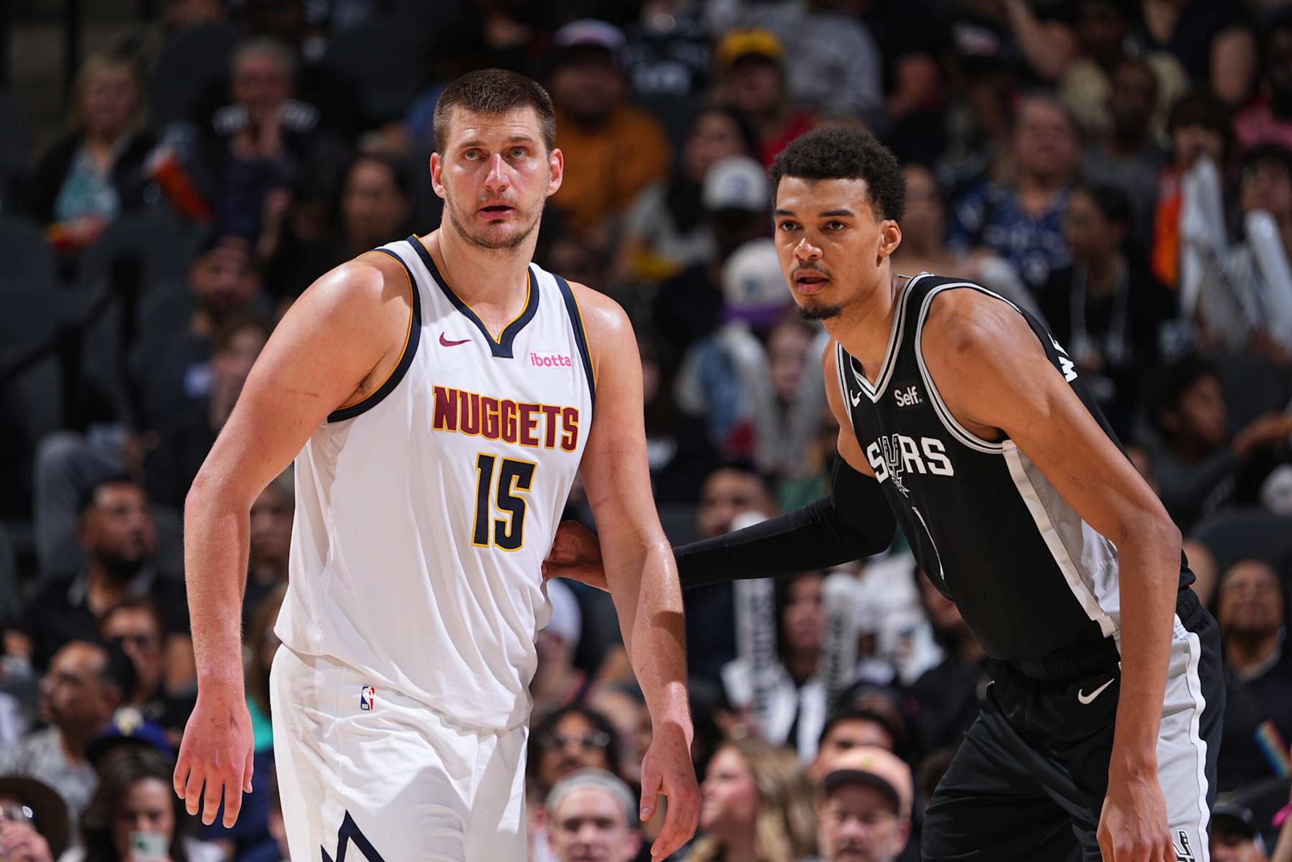 Nikola JokiÄ and Victor Wembanyama
