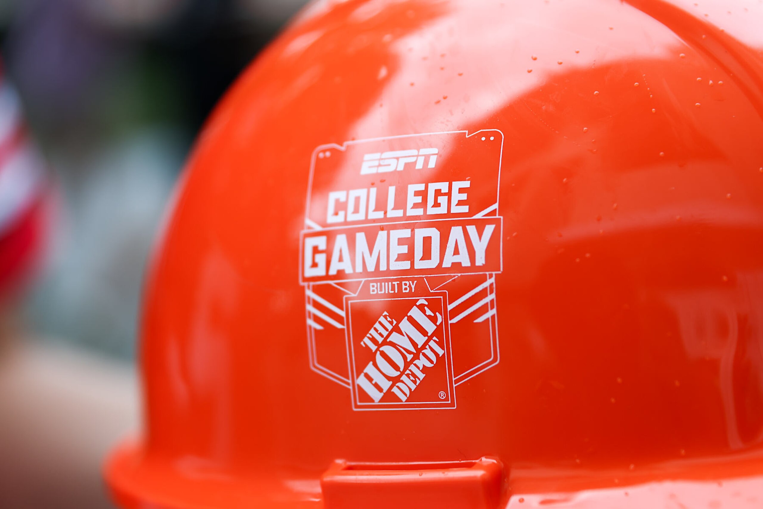 COLUMBIA, SOUTH CAROLINA - SEPTEMBER 14: The College Gameday logo is shown on a helmet before the LSU Tigers take on the South Carolina Gamecocks at Williams-Brice Stadium on September 14, 2024 in Columbia, South Carolina. (Photo by Isaiah Vazquez/Getty Images)
