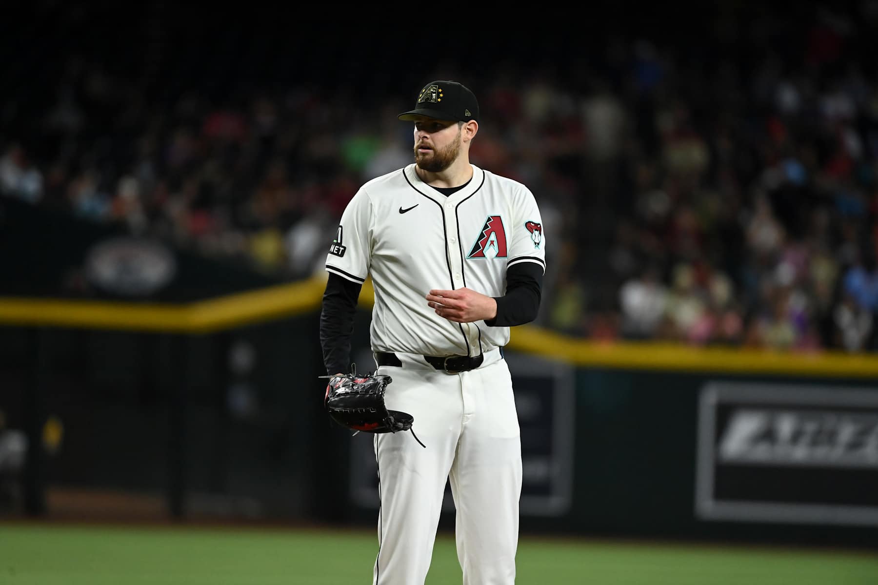 PHOENIX, ARIZONA - MAY 19: Jordan Montgomery #52 of the Arizona Diamondbacks delivers a pitch against the Detroit Tigers at Chase Field on May 19, 2024 in Phoenix, Arizona. (Photo by Norm Hall/Getty Images)