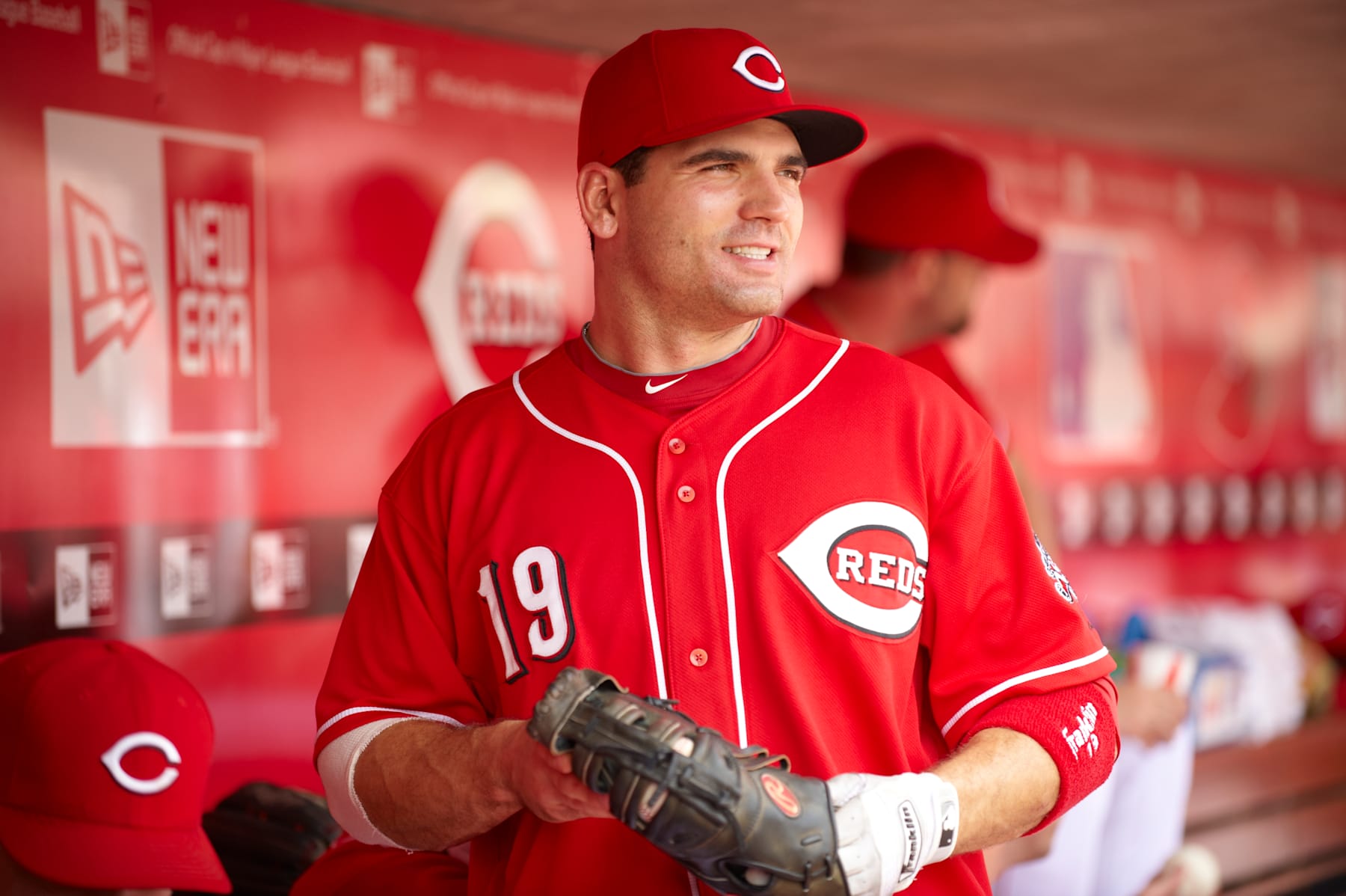 Baseball: Cincinnati Reds Joey Votto (19) during game vs Florida Marlins. Cincinnati, OH 8/15/2010 CREDIT: Al Tielemans (Photo by Al Tielemans /Sports Illustrated via Getty Images) (Set Number: X84588 TK2 R1 F11 )