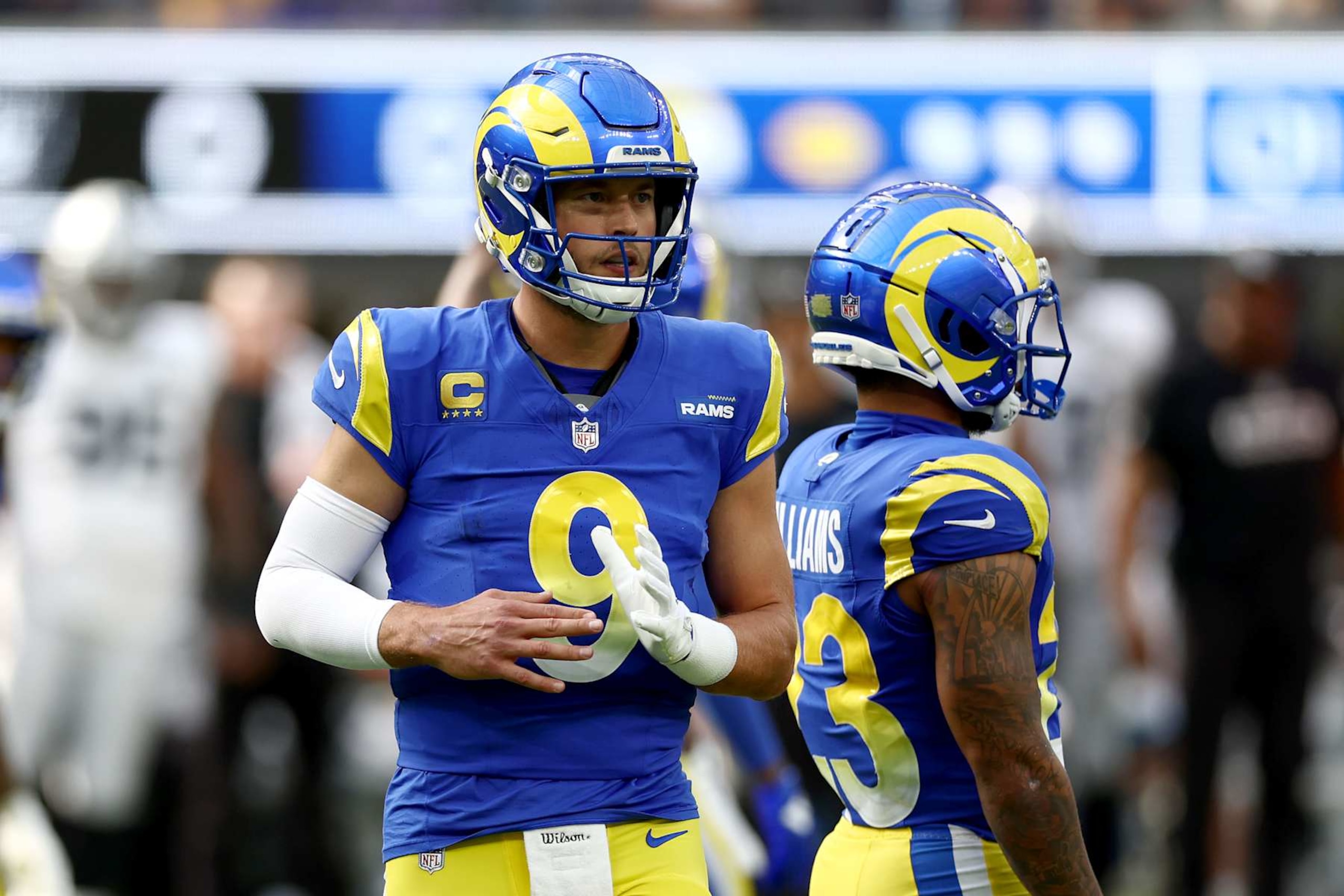 QB Matthew Stafford and RB Kyren Williams