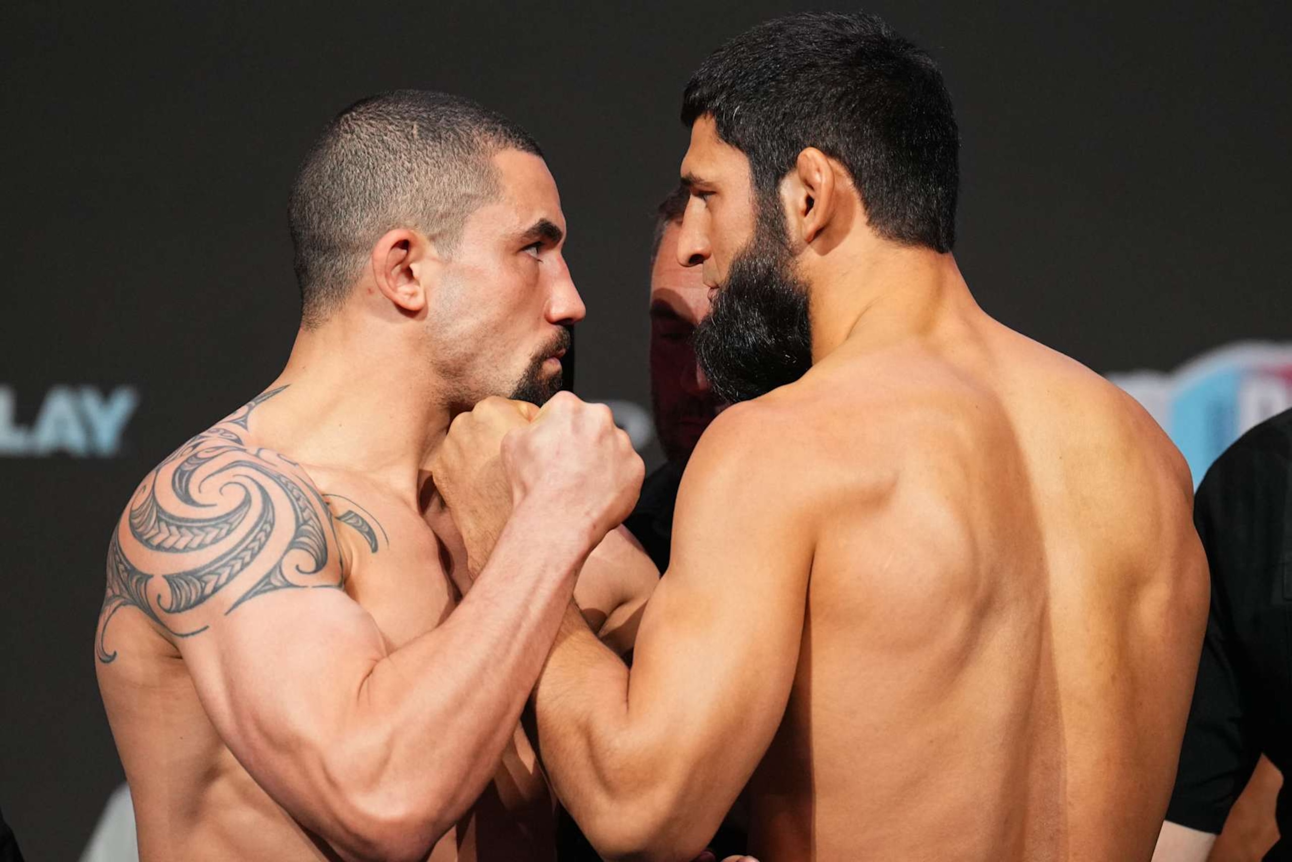 Robert Whittaker and Khamzat Chimaev