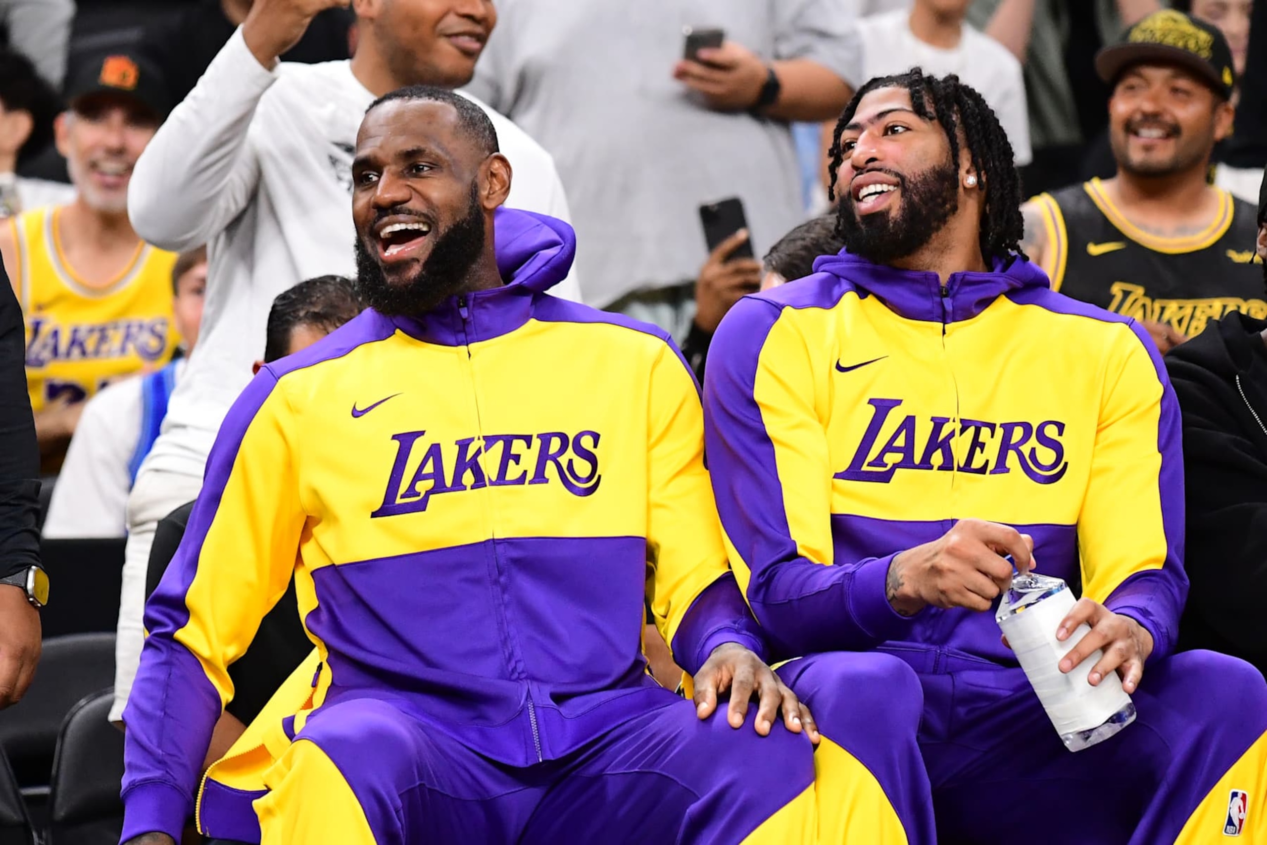LeBron James and Anthony Davis LeBron James and Anthony Davis