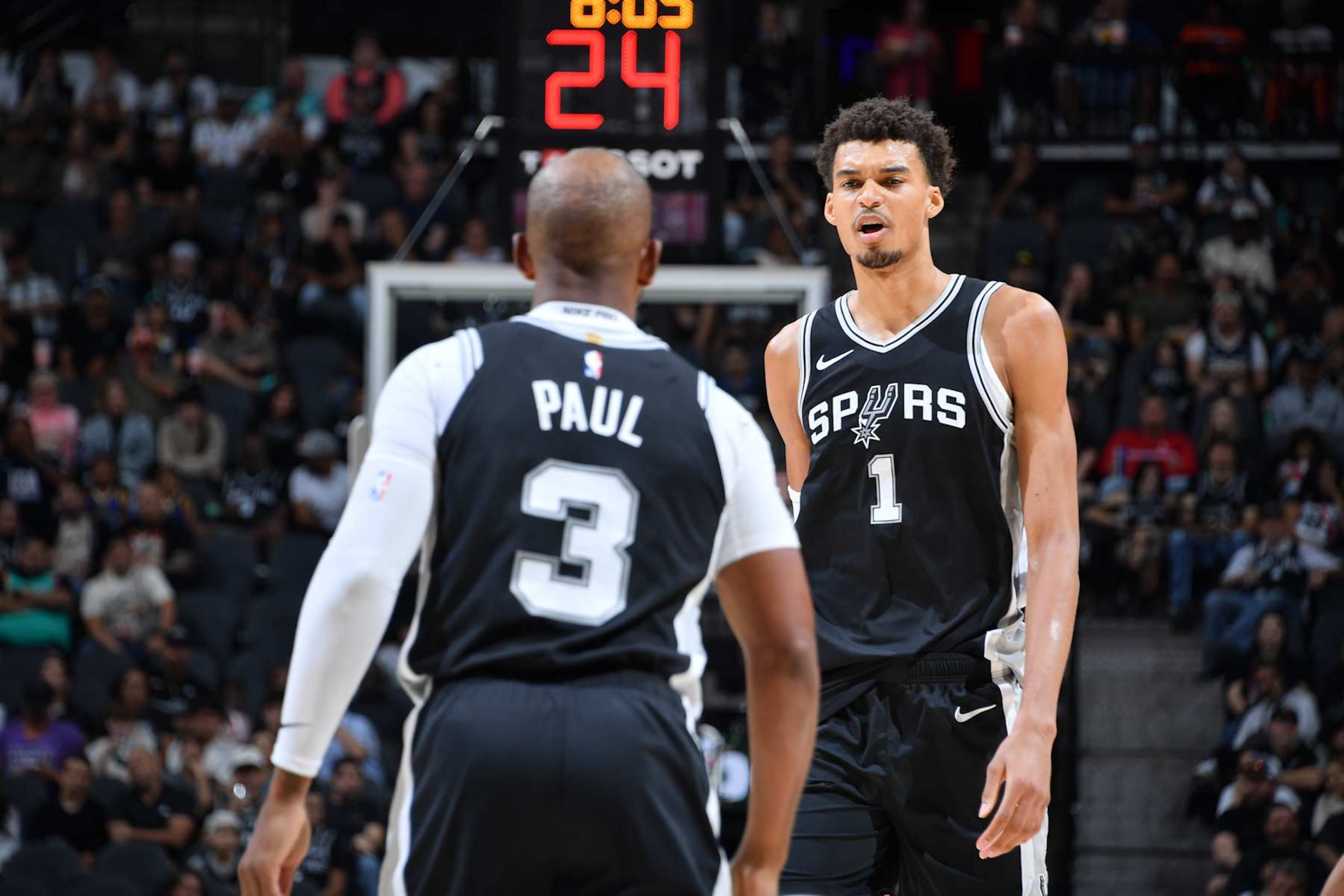 Chris Paul and Victor Wembanyama Chris Paul and Victor Wembanyama