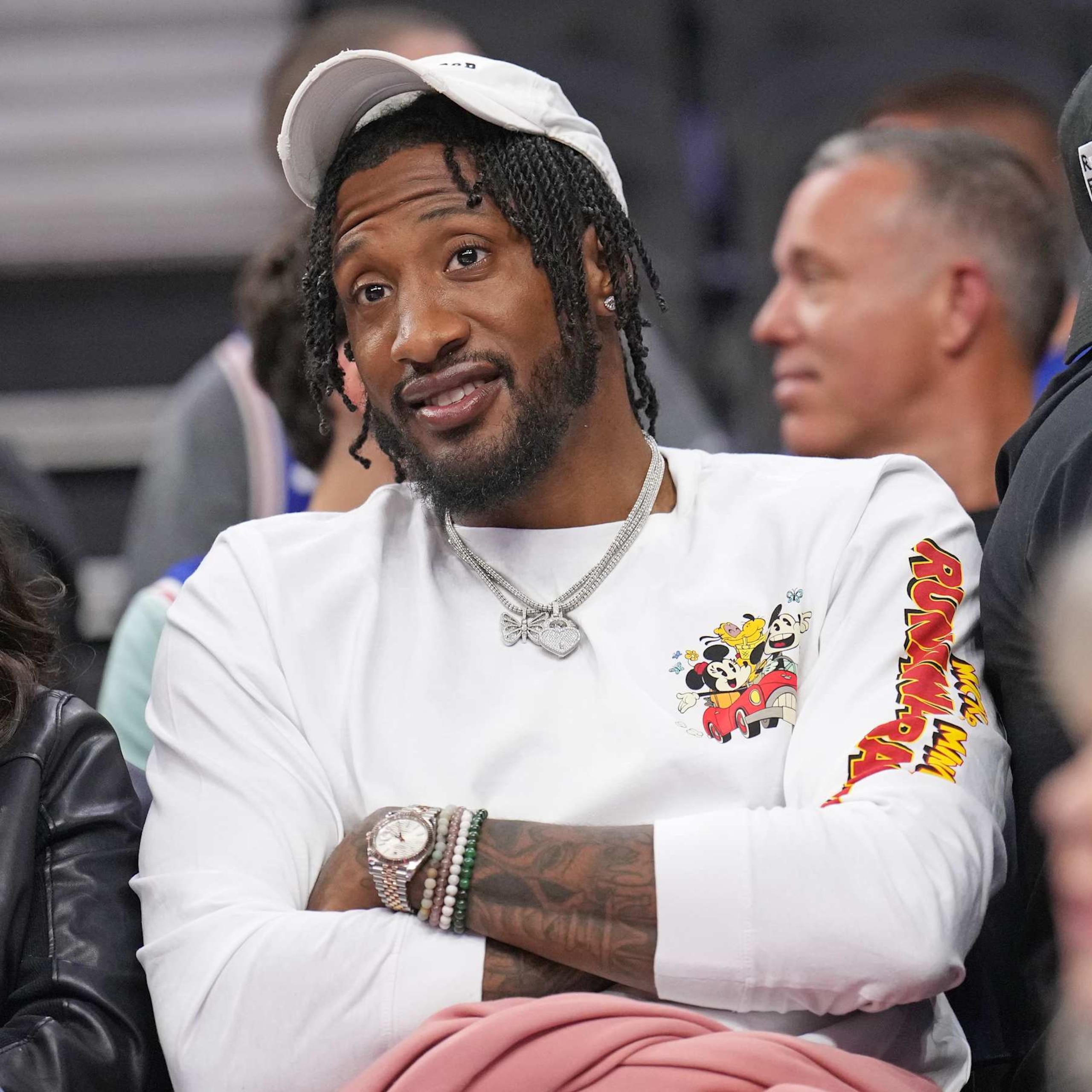 PHILADELPHIA, PA - OCTOBER 30: Robert Covington attends the game between the Detroit Pistons  and the Philadelphia 76ers on October 30, 2024 at the Wells Fargo Center in Philadelphia, Pennsylvania NOTE TO USER: User expressly acknowledges and agrees that, by downloading and/or using this Photograph, user is consenting to the terms and conditions of the Getty Images License Agreement. Mandatory Copyright Notice: Copyright 2024 NBAE (Photo by Jesse D. Garrabrant/NBAE via Getty Images)