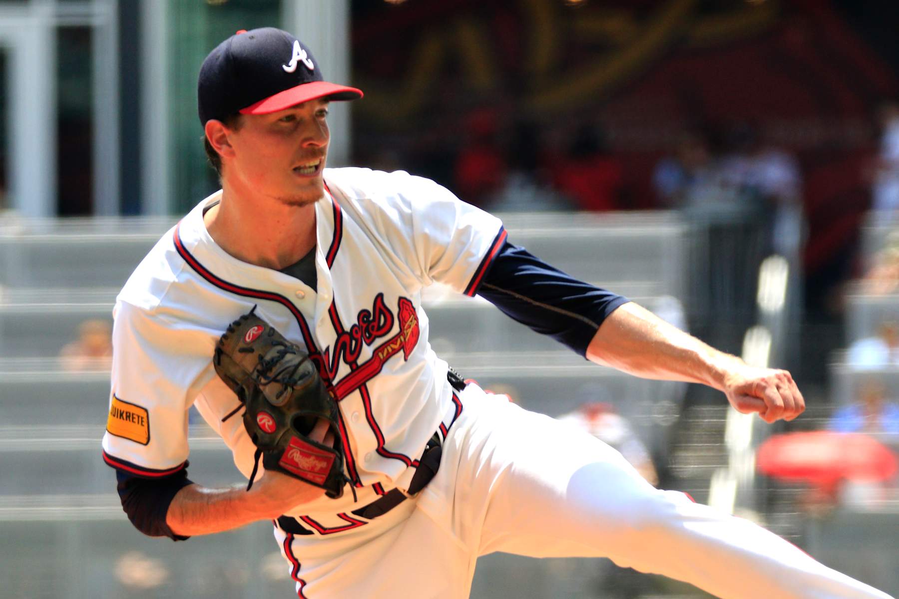 ATLANTA, GA - AUGUST 04: Atlanta Braves starting pitcher Max Fried #54 delivers a pitch during the MLB game between the Miami Marlins and the Atlanta Braves on August 4, 2024 at TRUIST Park in Atlanta, GA> (Photo by Jeff Robinson/Icon Sportswire via Getty Images)