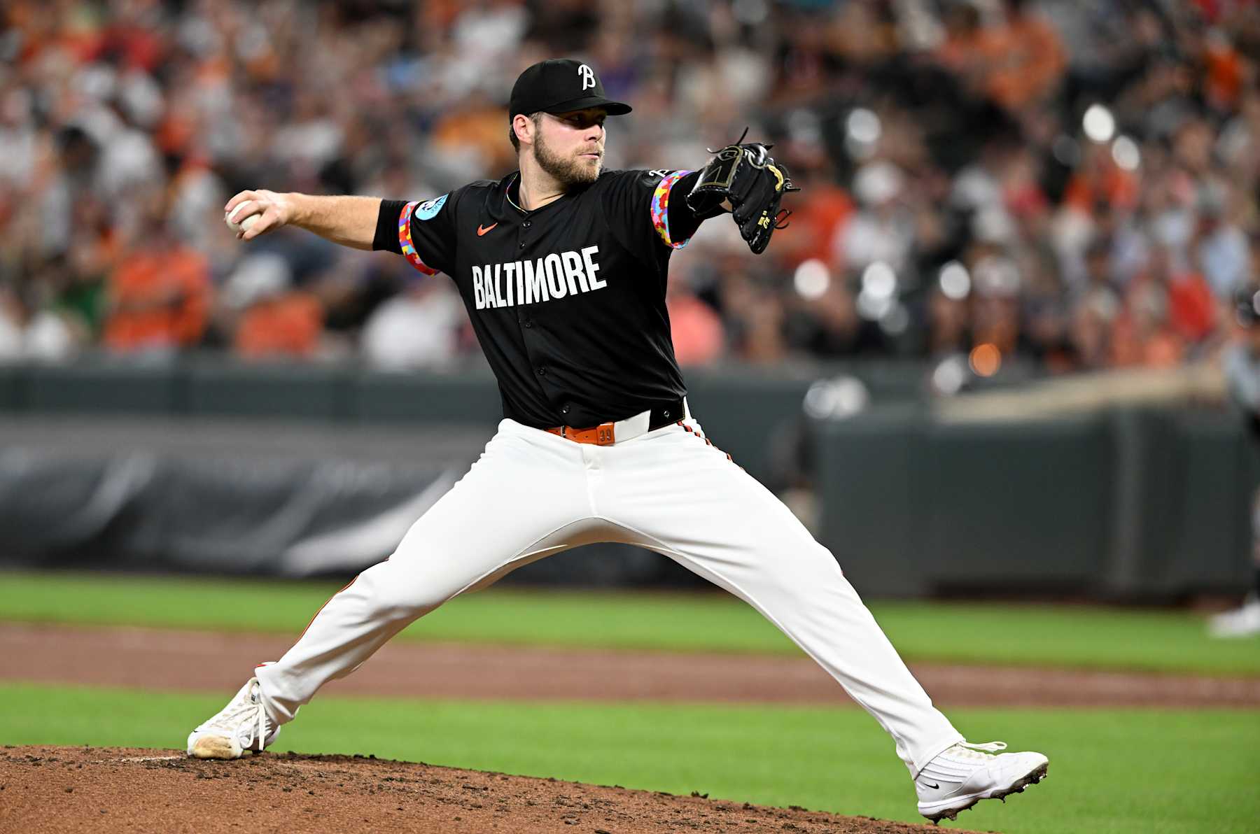 BALTIMORE, MARYLAND - SEPTEMBER 20: Corbin Burnes #39 of the Baltimore Orioles pitches against the Detroit Tigers at Oriole Park at Camden Yards on September 20, 2024 in Baltimore, Maryland. (Photo by G Fiume/Getty Images)