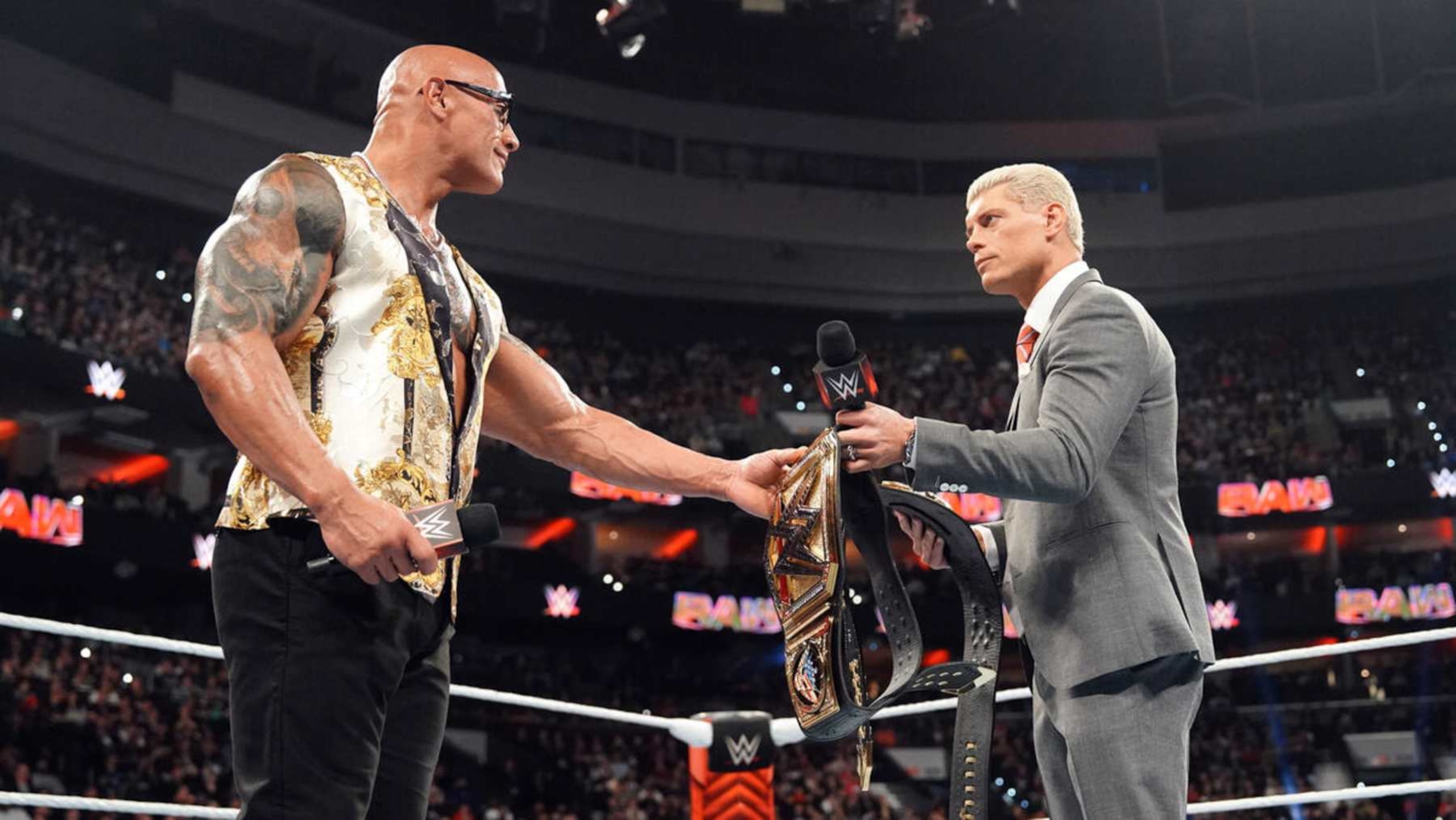The Rock delivered a clear warning to Cody Rhodes that he would soon go after the WWE Championship. 