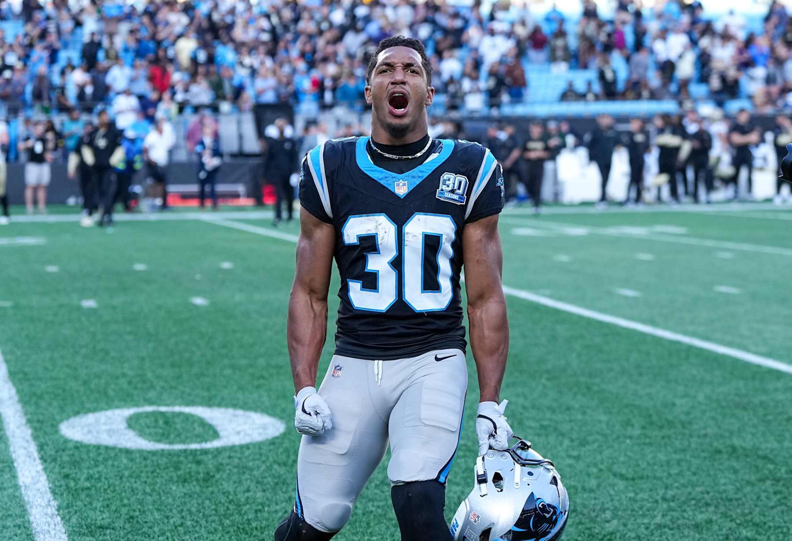 Panthers RB Chuba Hubbard Panthers RB Chuba Hubbard