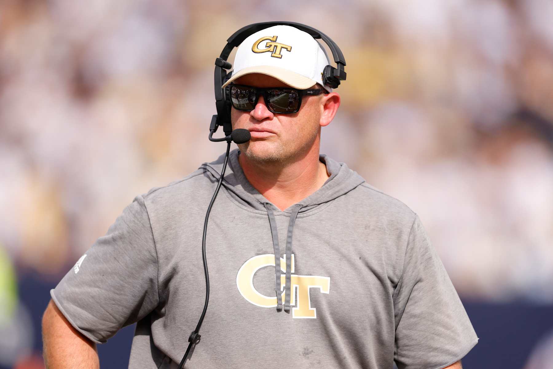 Georgia Tech head coach Brent Key