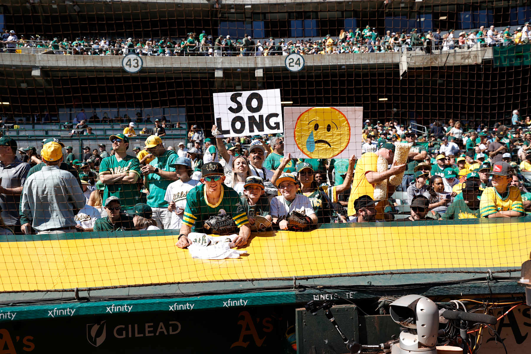 Fans of the now-former Oakland Athletics.