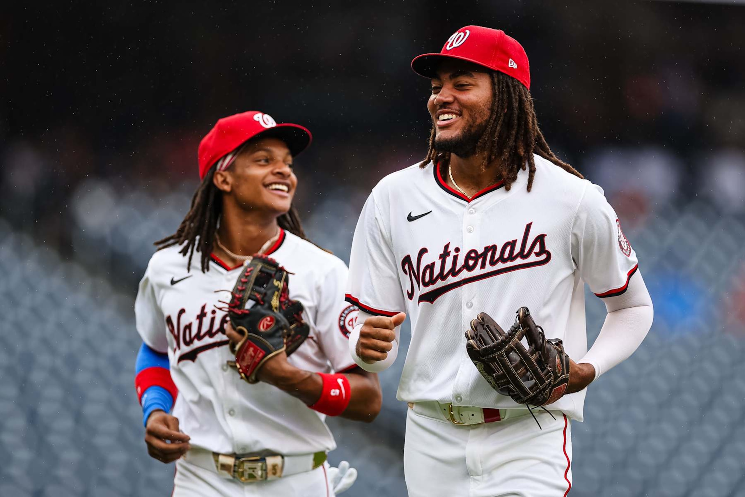 CJ Abrams (L) and James Wood (R)