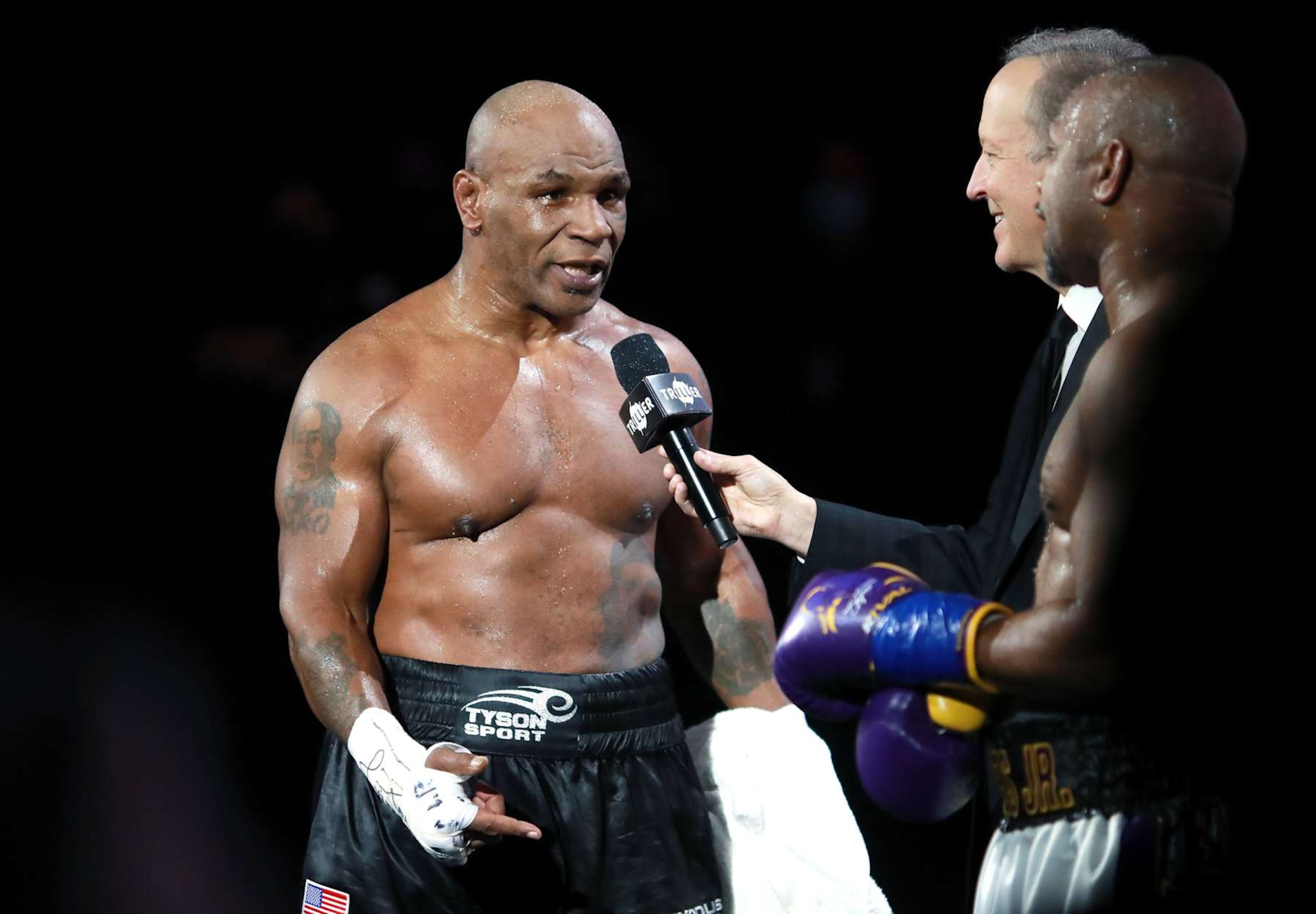 Mike Tyson in a 2020 post-fight interview after a split draw against Roy Jones Jr.