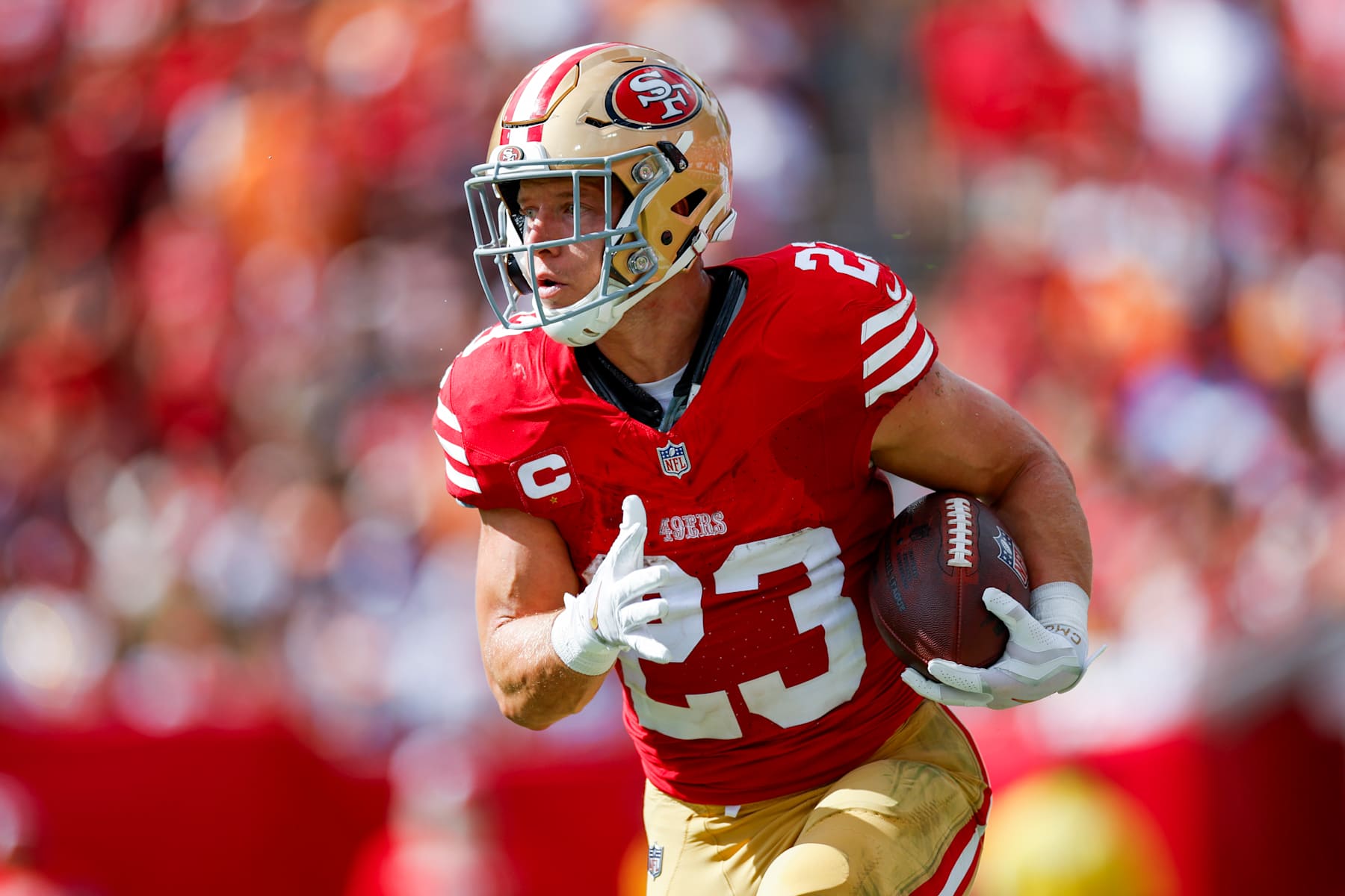 49ers RB Christian McCaffrey