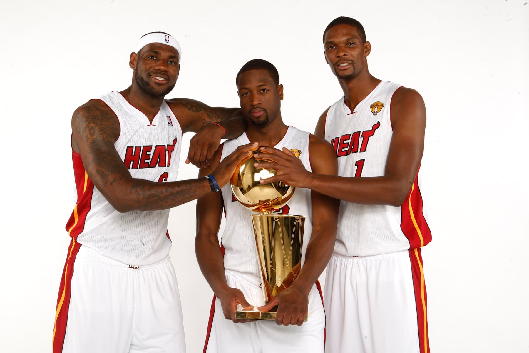 LeBron James, Dwyane Wade and Chris Bosh