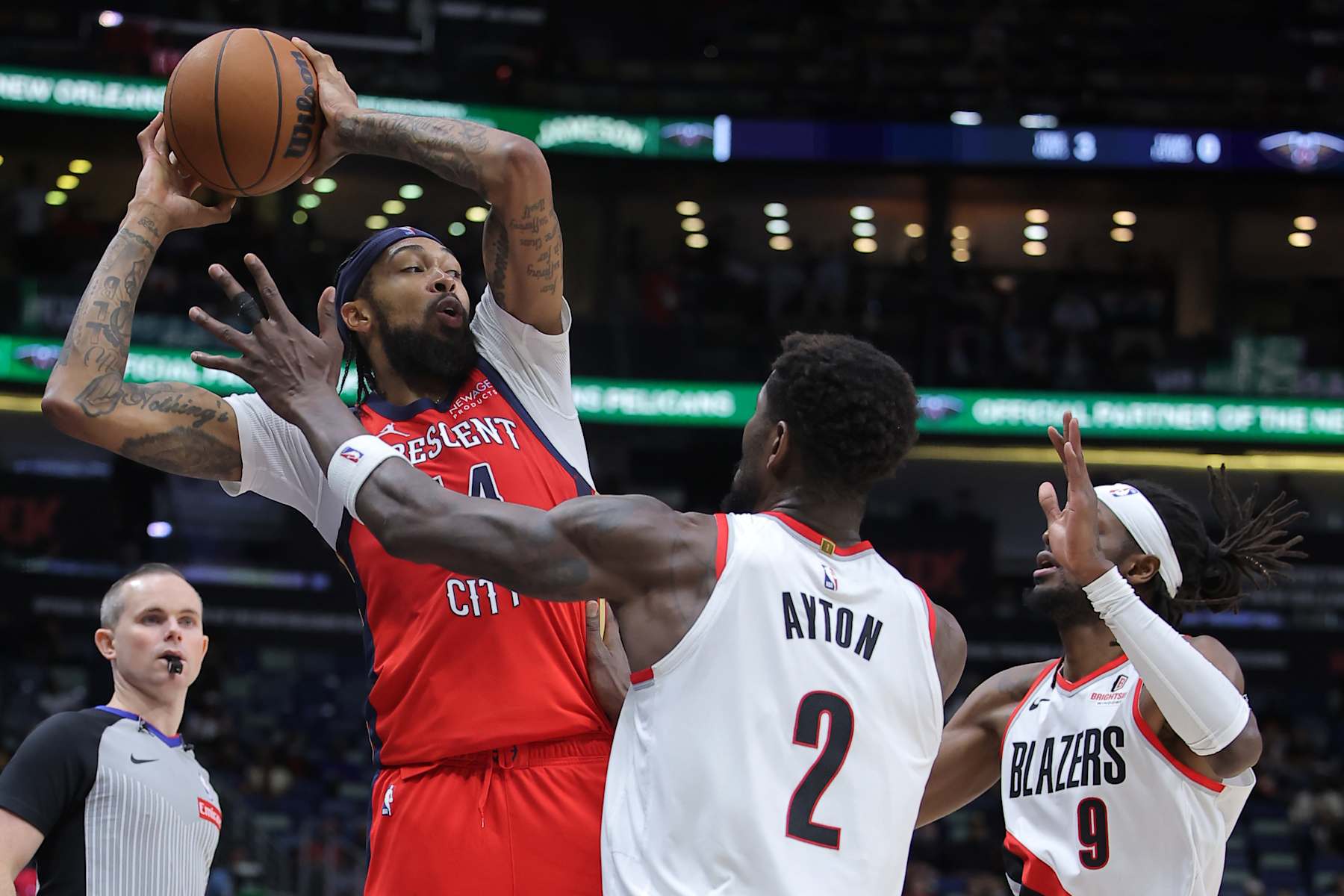 Brandon Ingram, Deandre Ayton and Jerami Grant