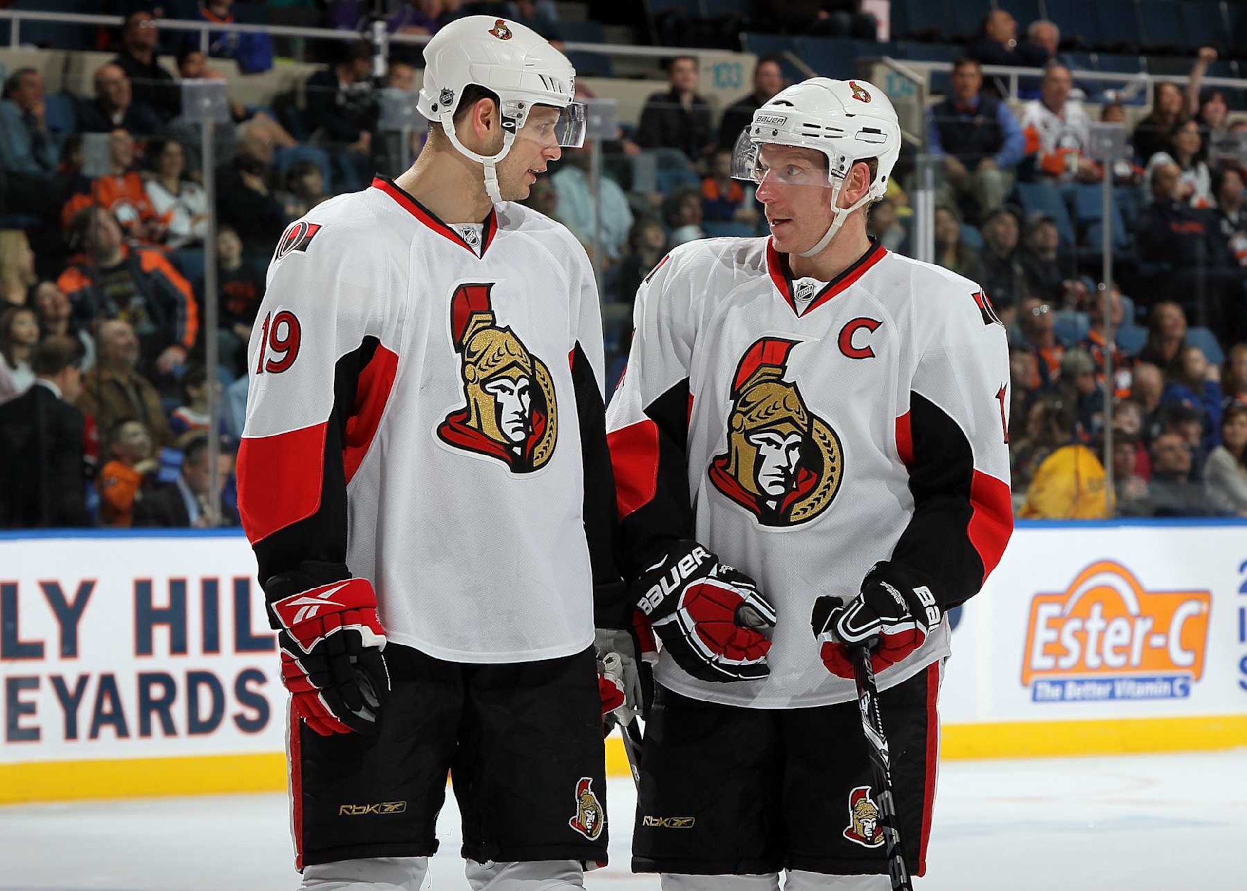 Former Ottawa Senators forwards Jason Spezza and Daniel Alfredsson. Former Ottawa Senators forwards Jason Spezza and Daniel Alfredsson.