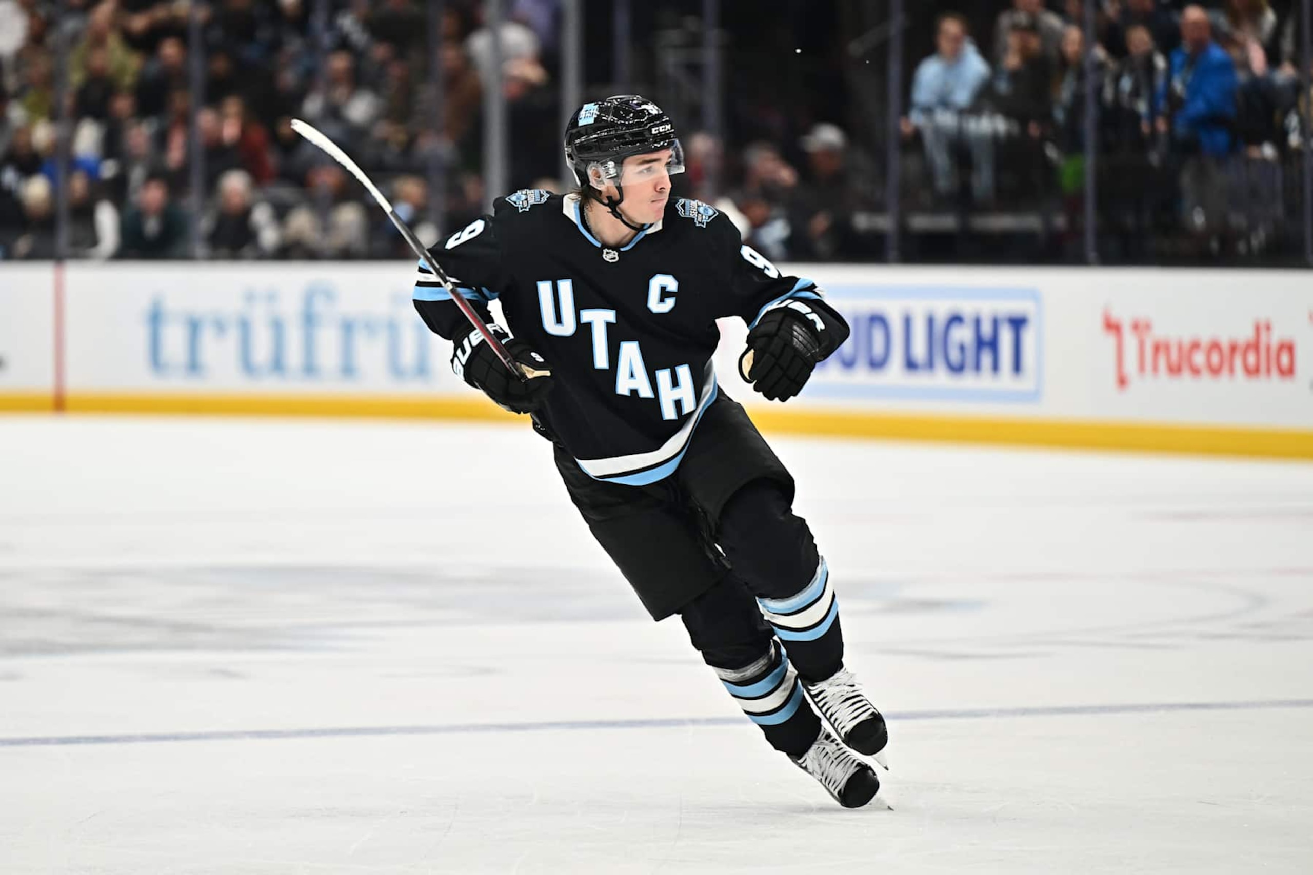 Utah Hockey Club captain Clayton Keller Utah Hockey Club captain Clayton Keller