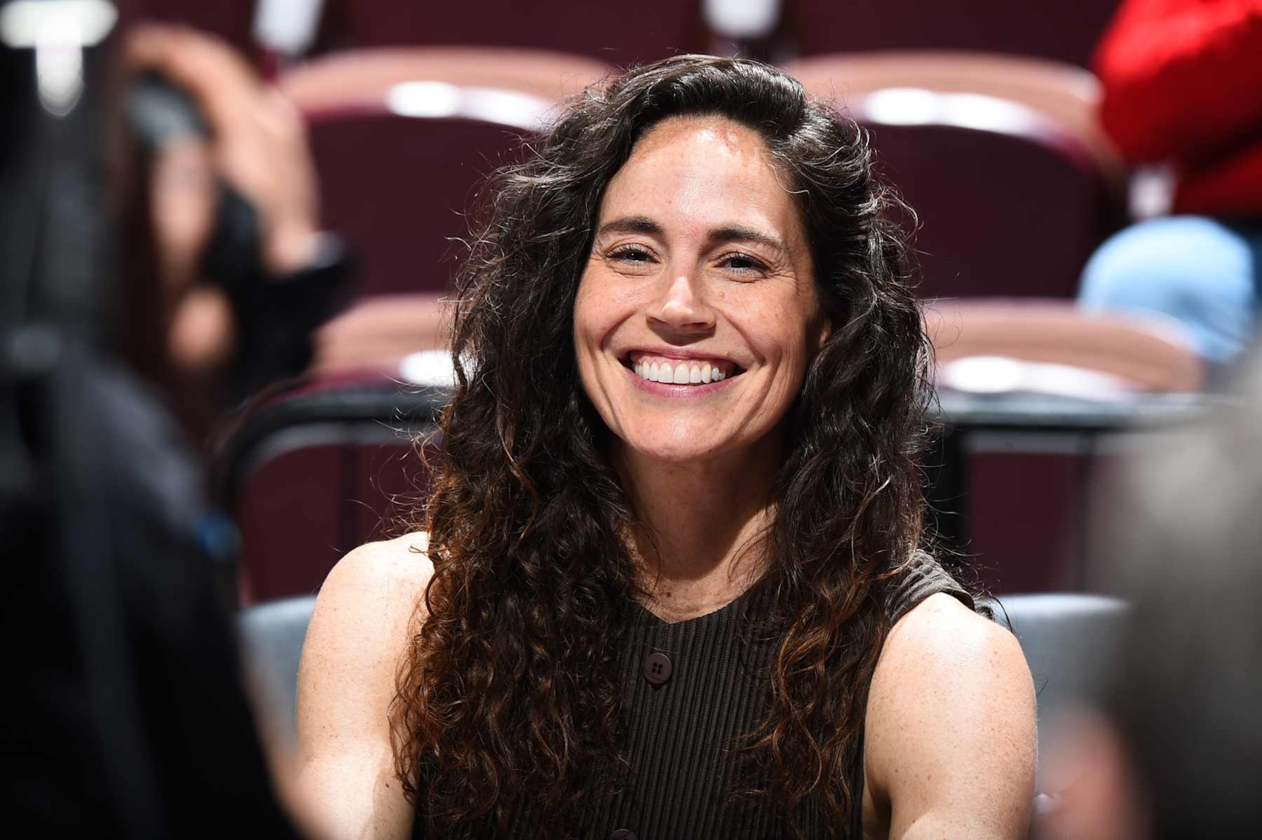 `UNCASVILLE, CT - SEPTEMBER 3: Sue Bird attends the game between the Seattle Storm and Connecticut Sun on September 3, 2024 at the Mohegan Sun Arena in Uncasville, Connecticut. NOTE TO USER: User expressly acknowledges and agrees that, by downloading and or using this photograph, User is consenting to the terms and conditions of the Getty Images License Agreement. Mandatory Copyright Notice: Copyright 2024 NBAE (Photo by Brian Babineau/NBAE via Getty Images) `UNCASVILLE, CT - SEPTEMBER 3: Sue Bird attends the game between the Seattle Storm and Connecticut Sun on September 3, 2024 at the Mohegan Sun Arena in Uncasville, Connecticut. NOTE TO USER: User expressly acknowledges and agrees that, by downloading and or using this photograph, User is consenting to the terms and conditions of the Getty Images License Agreement. Mandatory Copyright Notice: Copyright 2024 NBAE (Photo by Brian Babineau/NBAE via Getty Images)