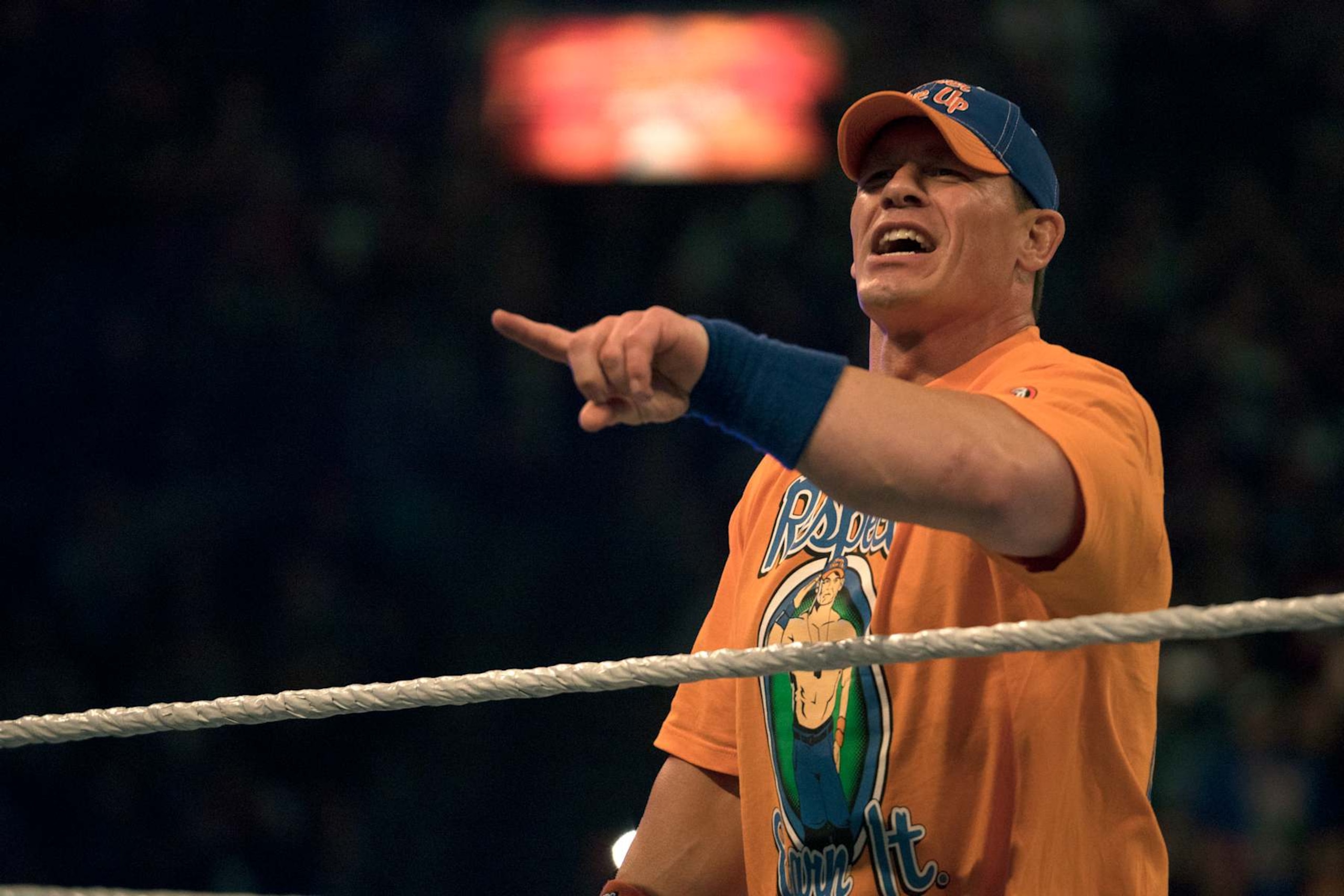 Professional Wrestling: WWE SummerSlam: John Cena during match at Barclays Center.
Brooklyn, NY 8/20/2017
CREDIT: Chad Matthew Carlson (Photo by Chad Matthew Carlson /Sports Illustrated via Getty Images)
(Set Number: X161332 TK1 ) Professional Wrestling: WWE SummerSlam: John Cena during match at Barclays Center.
Brooklyn, NY 8/20/2017
CREDIT: Chad Matthew Carlson (Photo by Chad Matthew Carlson /Sports Illustrated via Getty Images)
(Set Number: X161332 TK1 )